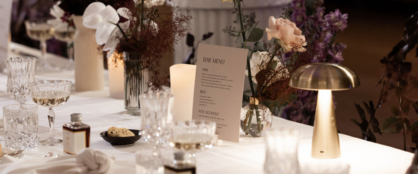 Wedding table menus melbourne