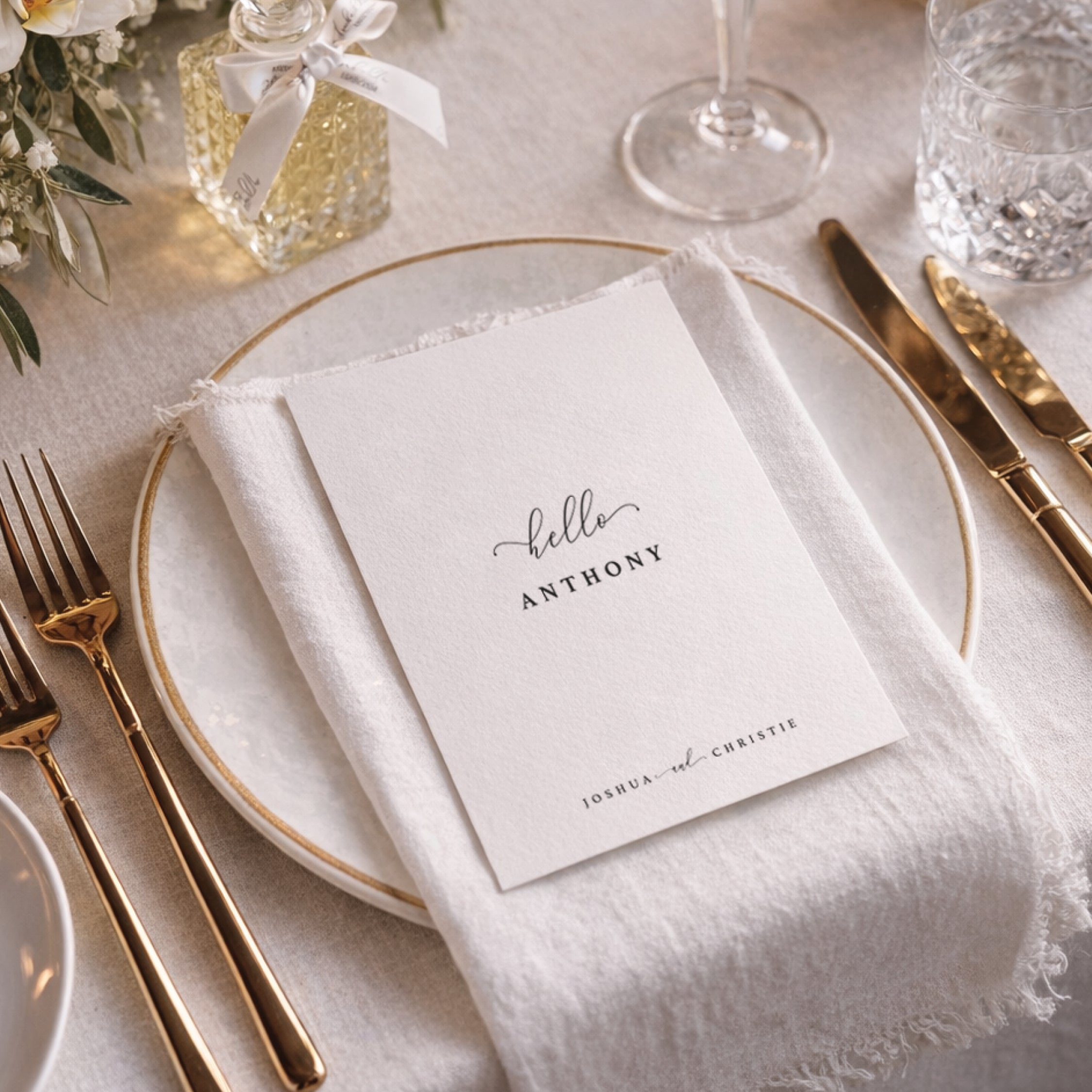 Dream - 120x180mm Printed Menus