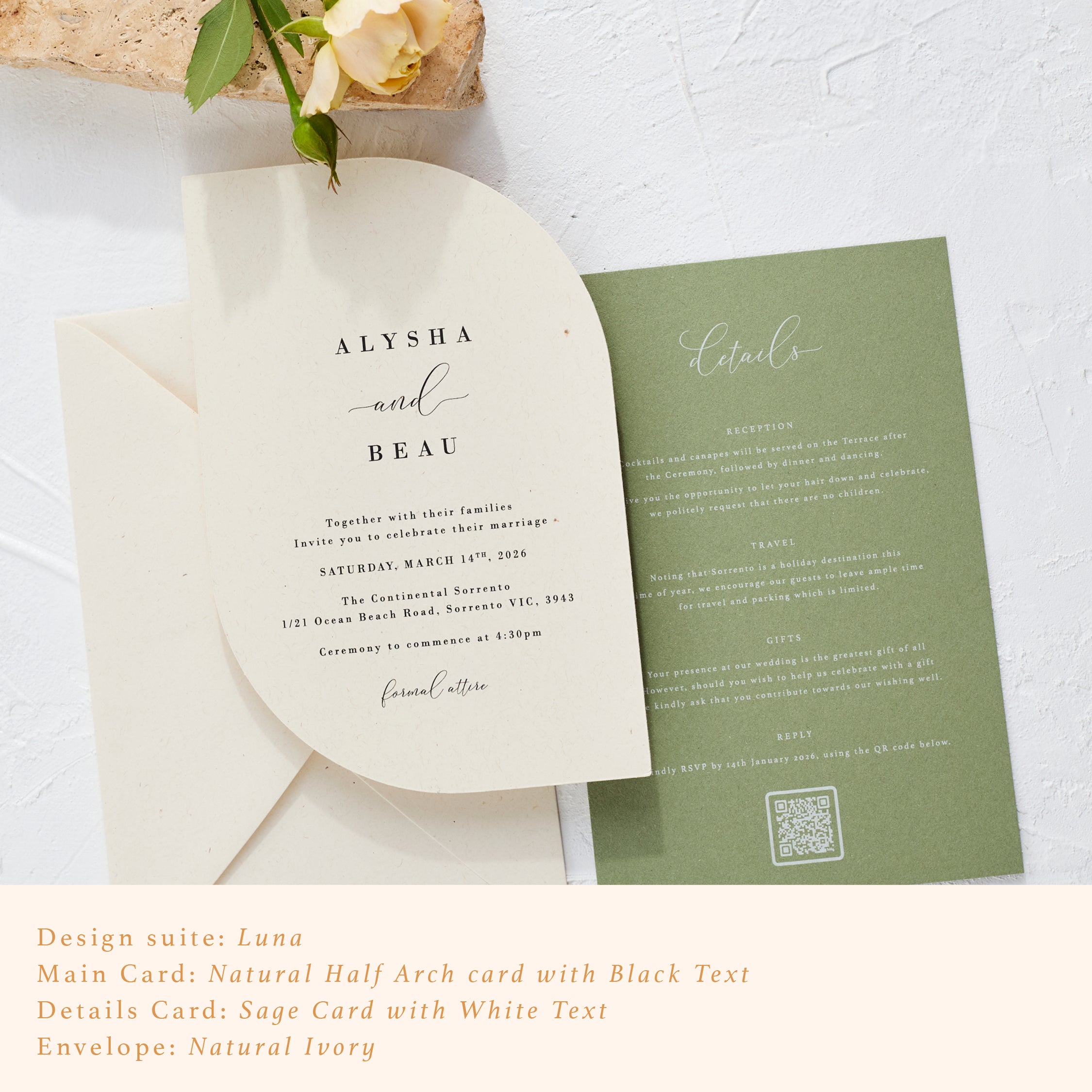 The Two-Piece Invitation Set