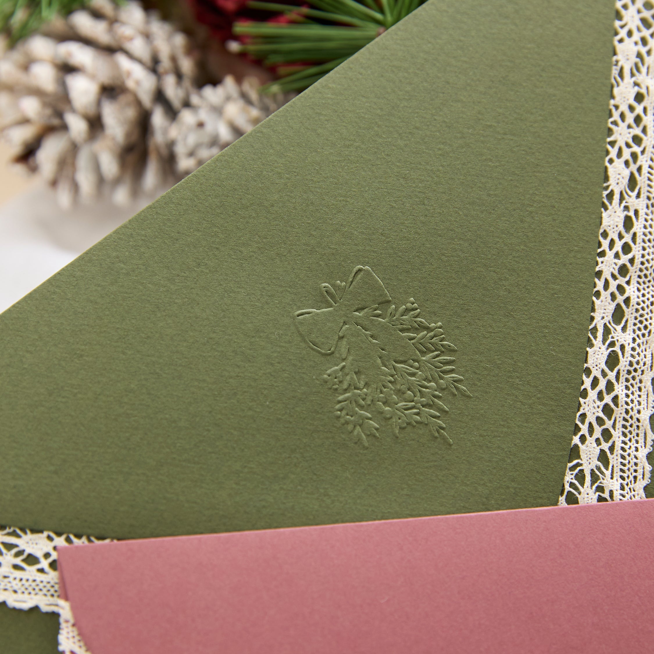Embossing Stamp - Mistletoe