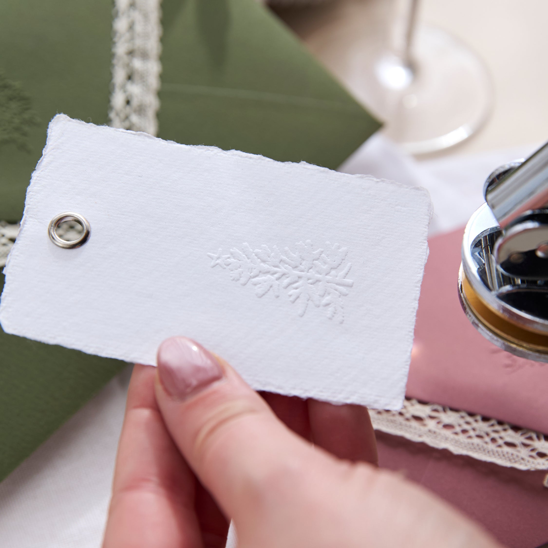 Embossing Stamp - Christmas Pine Tree