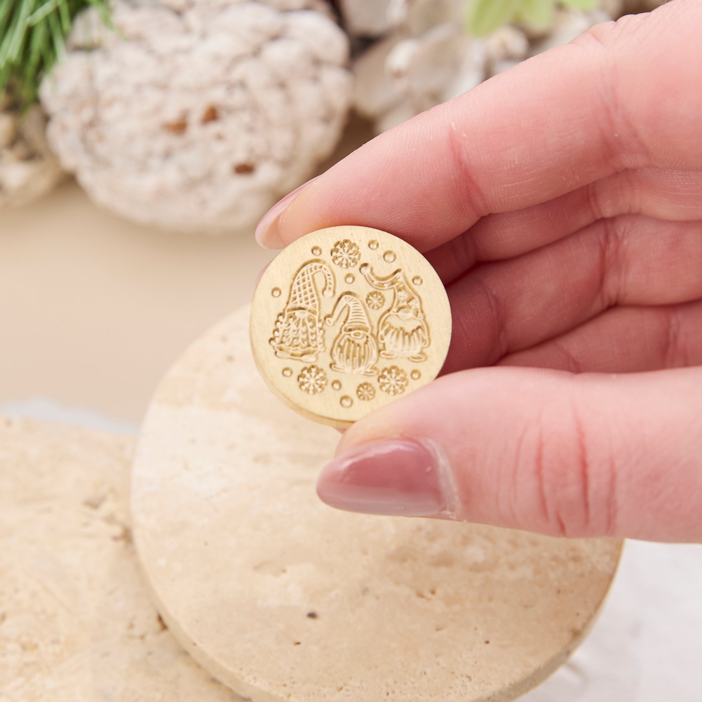 Wax Seal Stamp - Christmas Gnomes