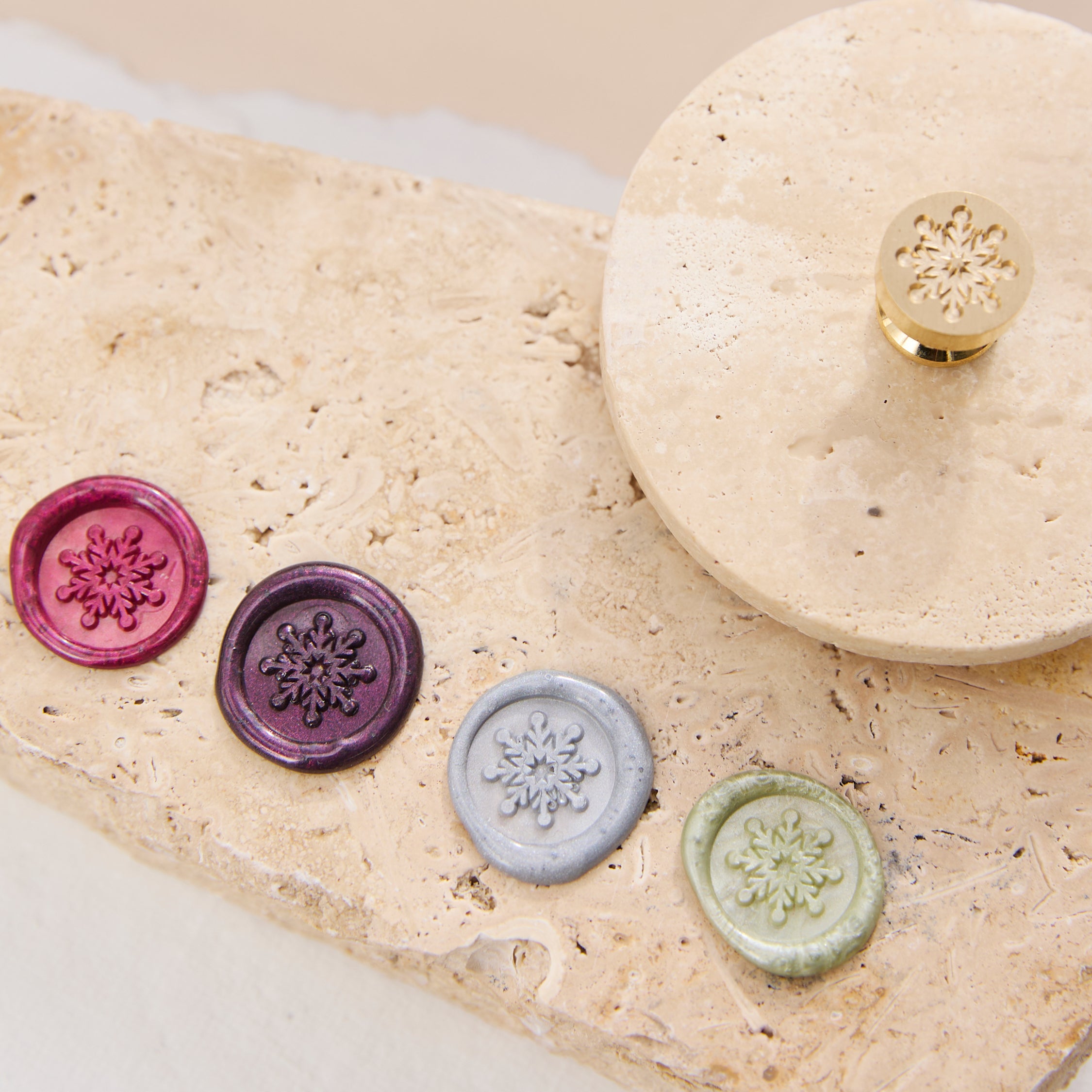 Wax Seal Stamp - Snowflake Mini