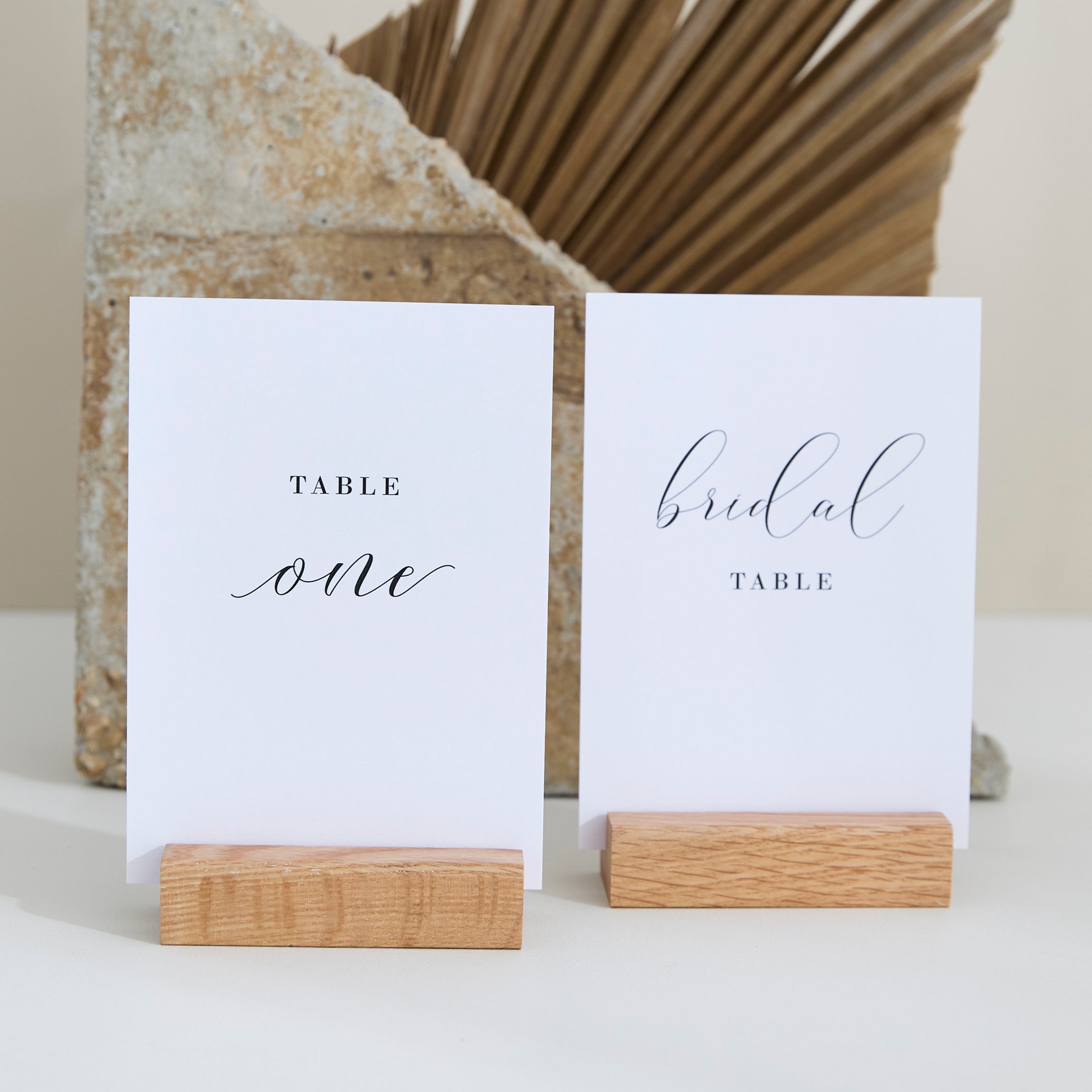 Pre-Made A6 Table Numbers - Luna