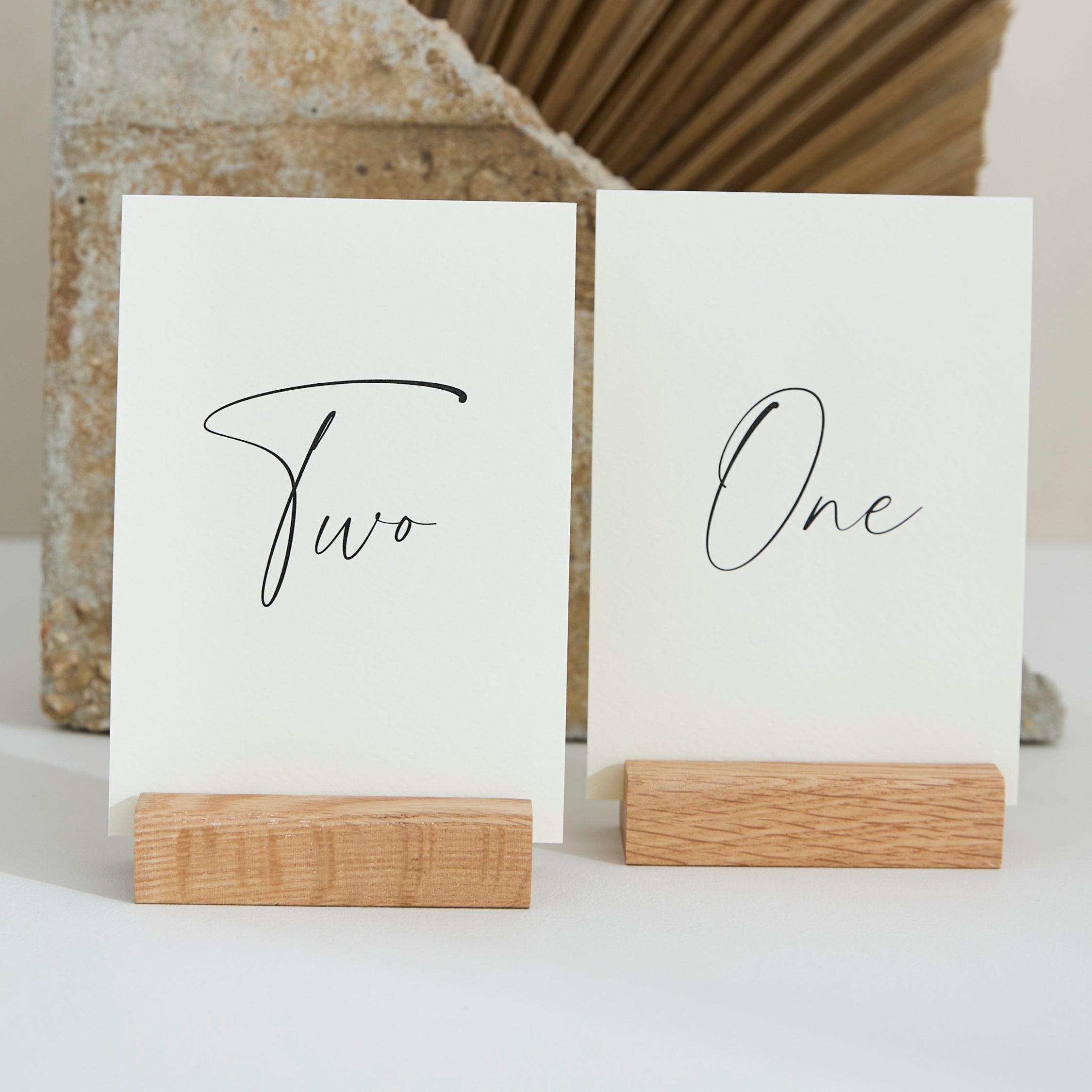 Pre-Made A6 Table Numbers - Infinity