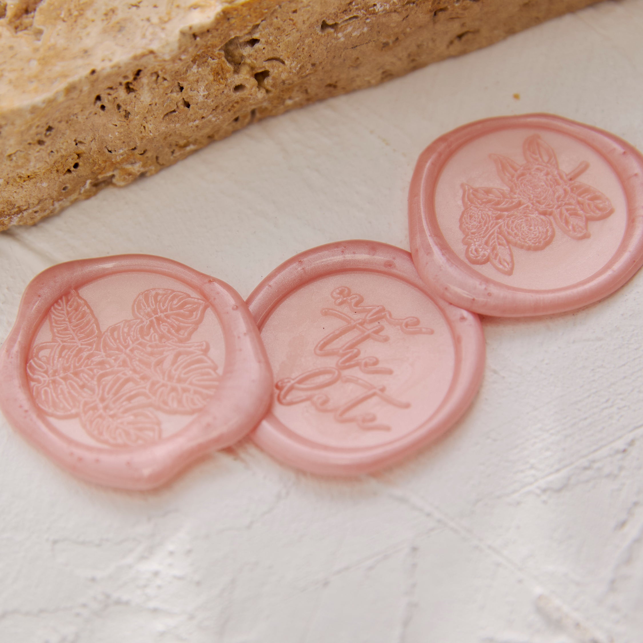 30mm Wax Seal Stamp - Monstera