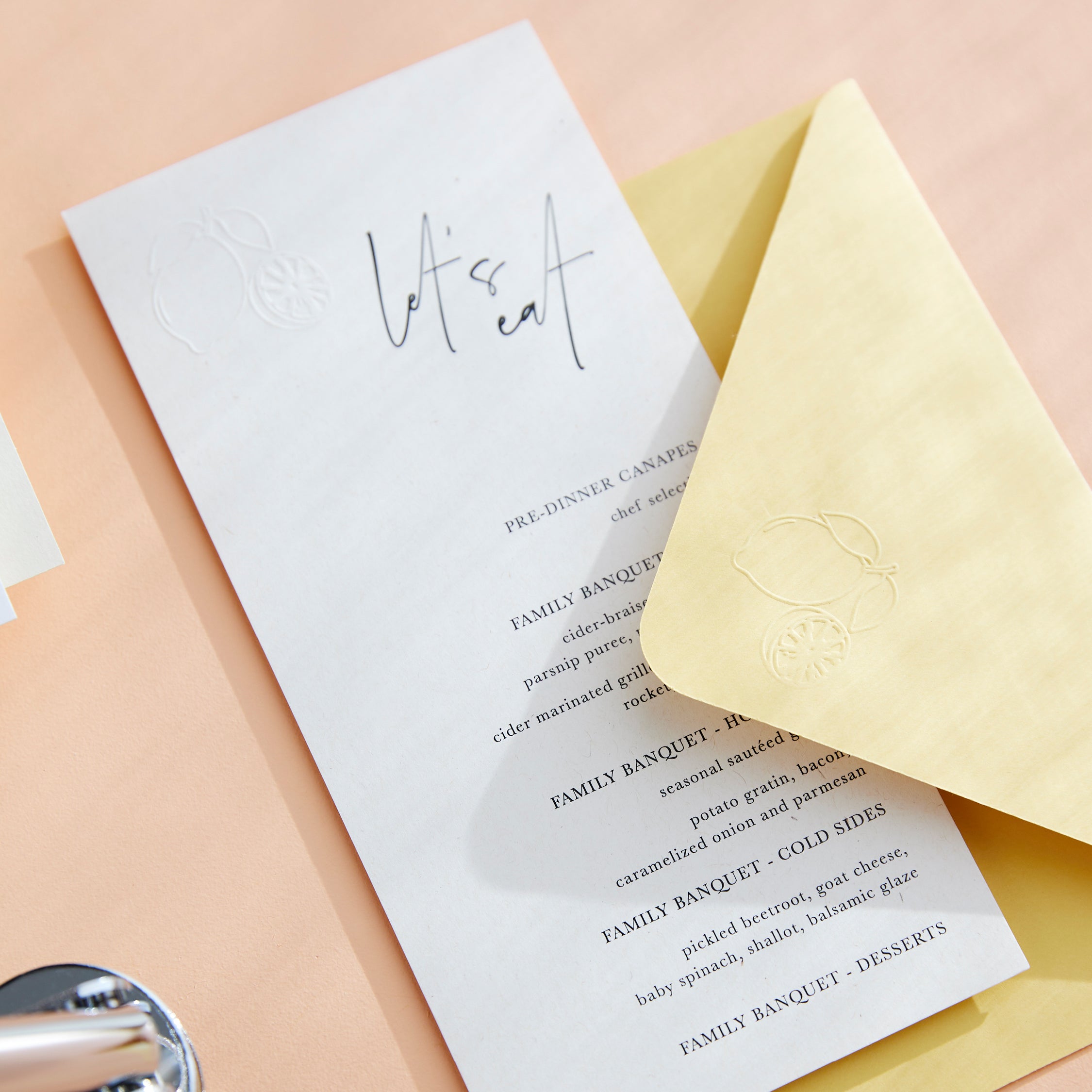 Embossing Stamp - Lemon