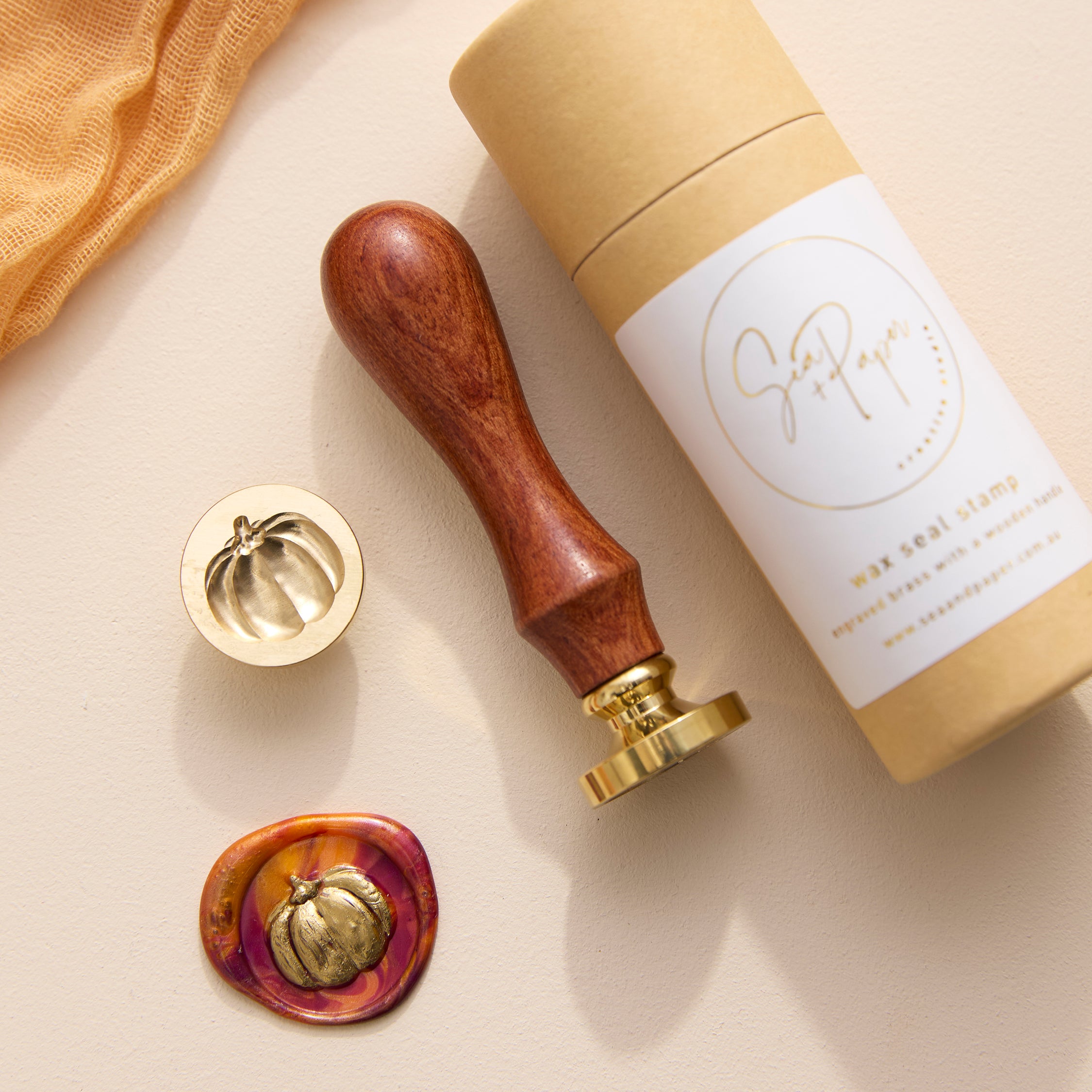 Wax Seal Stamp - 3D Pumpkin (Limited Edition)
