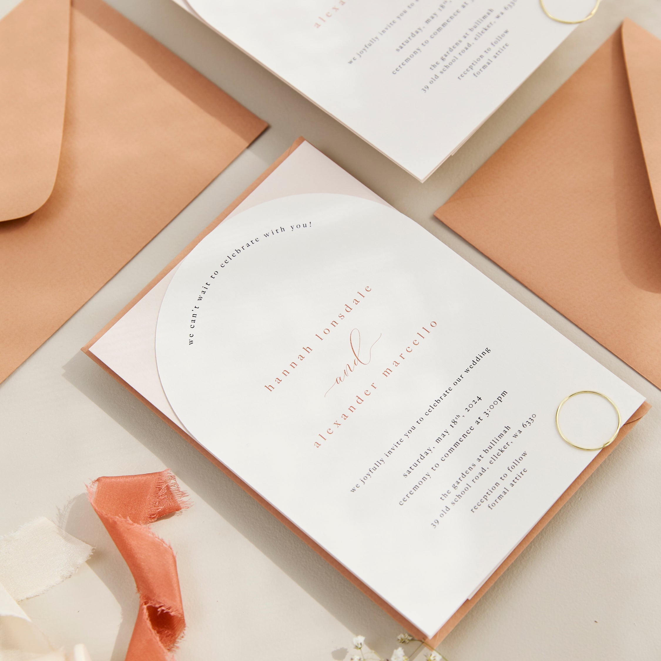 The Two-Piece Invitation Set