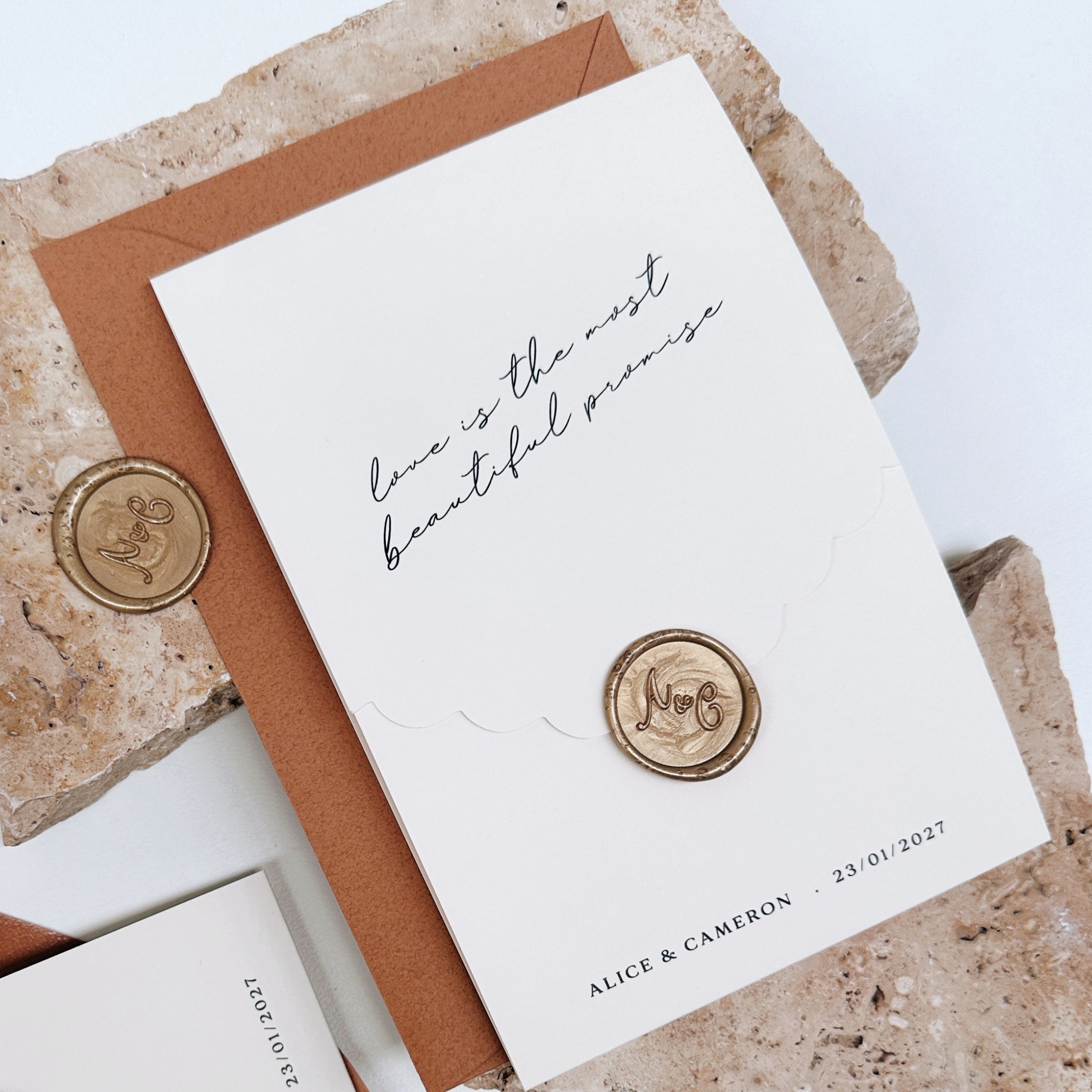 Keepsake - Wedding Invitation Folder & Envelope