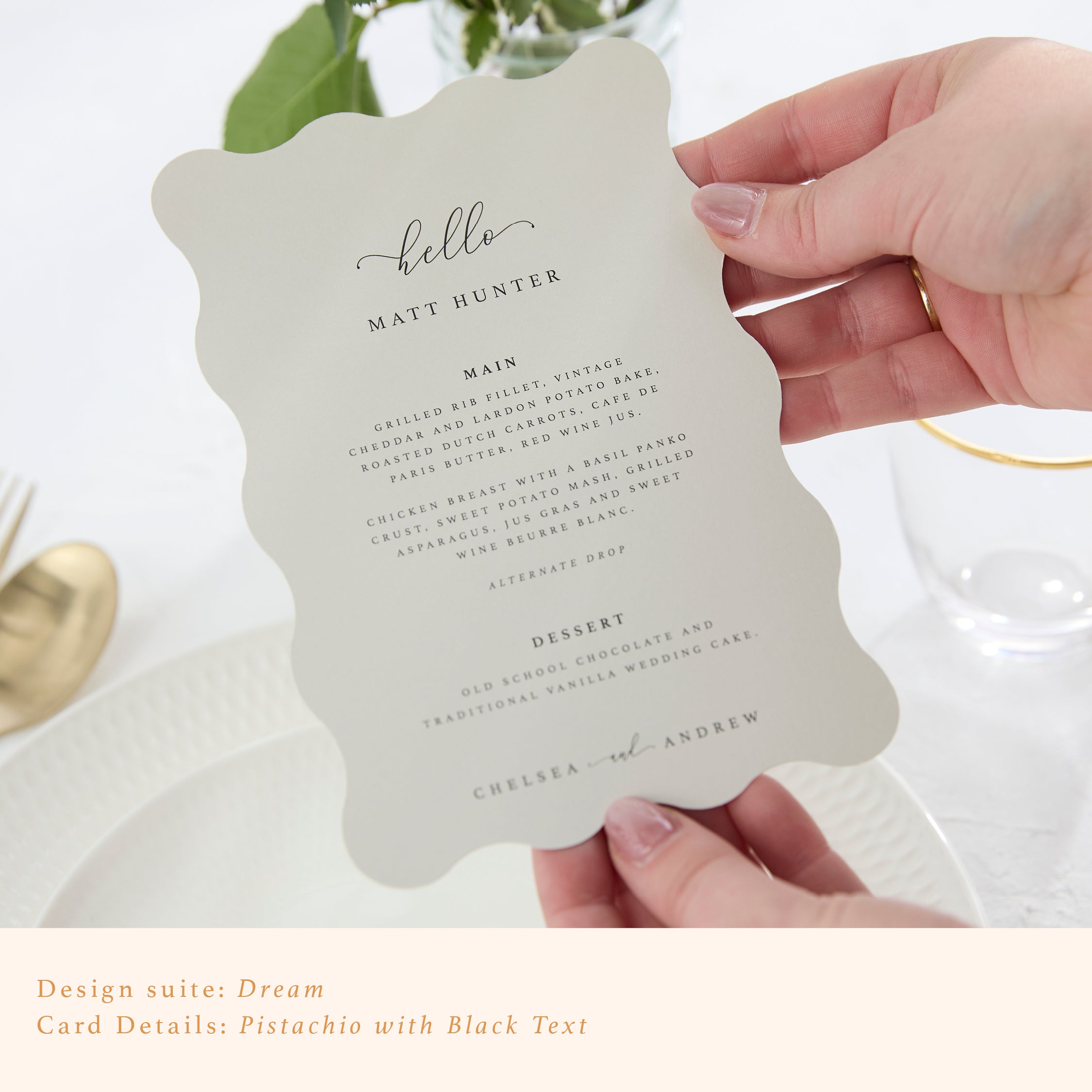 120x180mm Printed Menus
