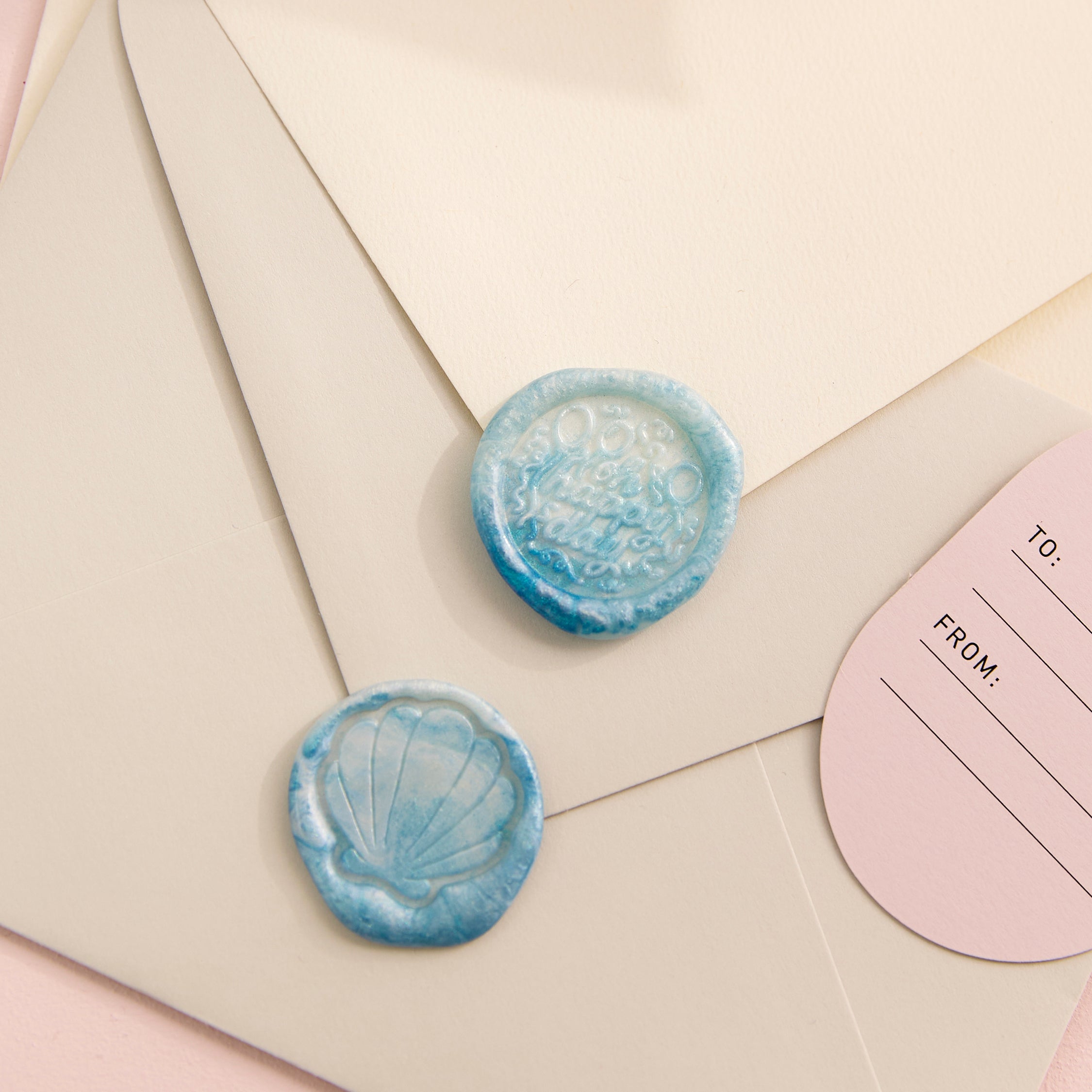 Sealing Wax – Mini Marble Cubes - BLUE LAGOON
