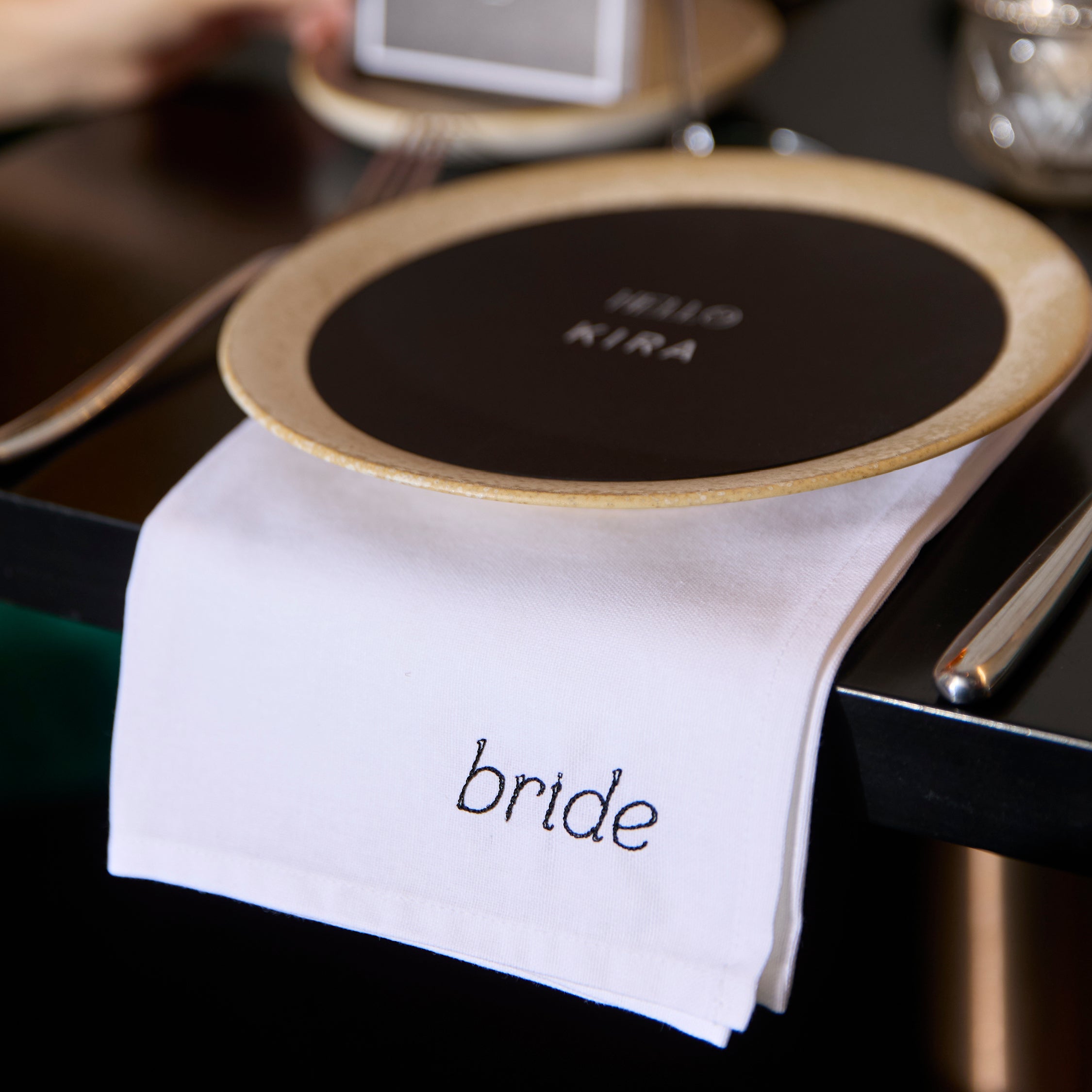 Embroidery Napkins - Personalised