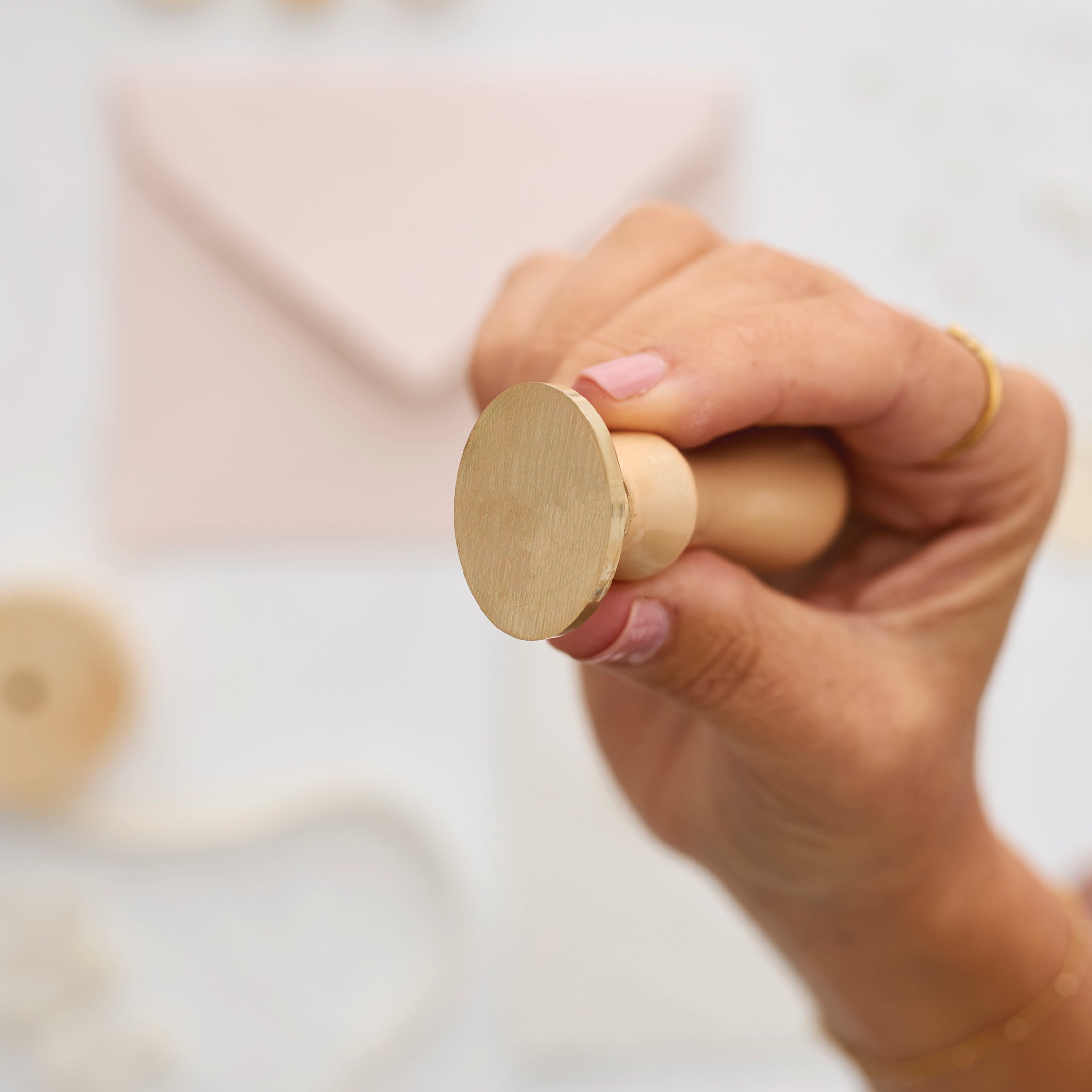 Wax Seal Stamp - Blank Oval