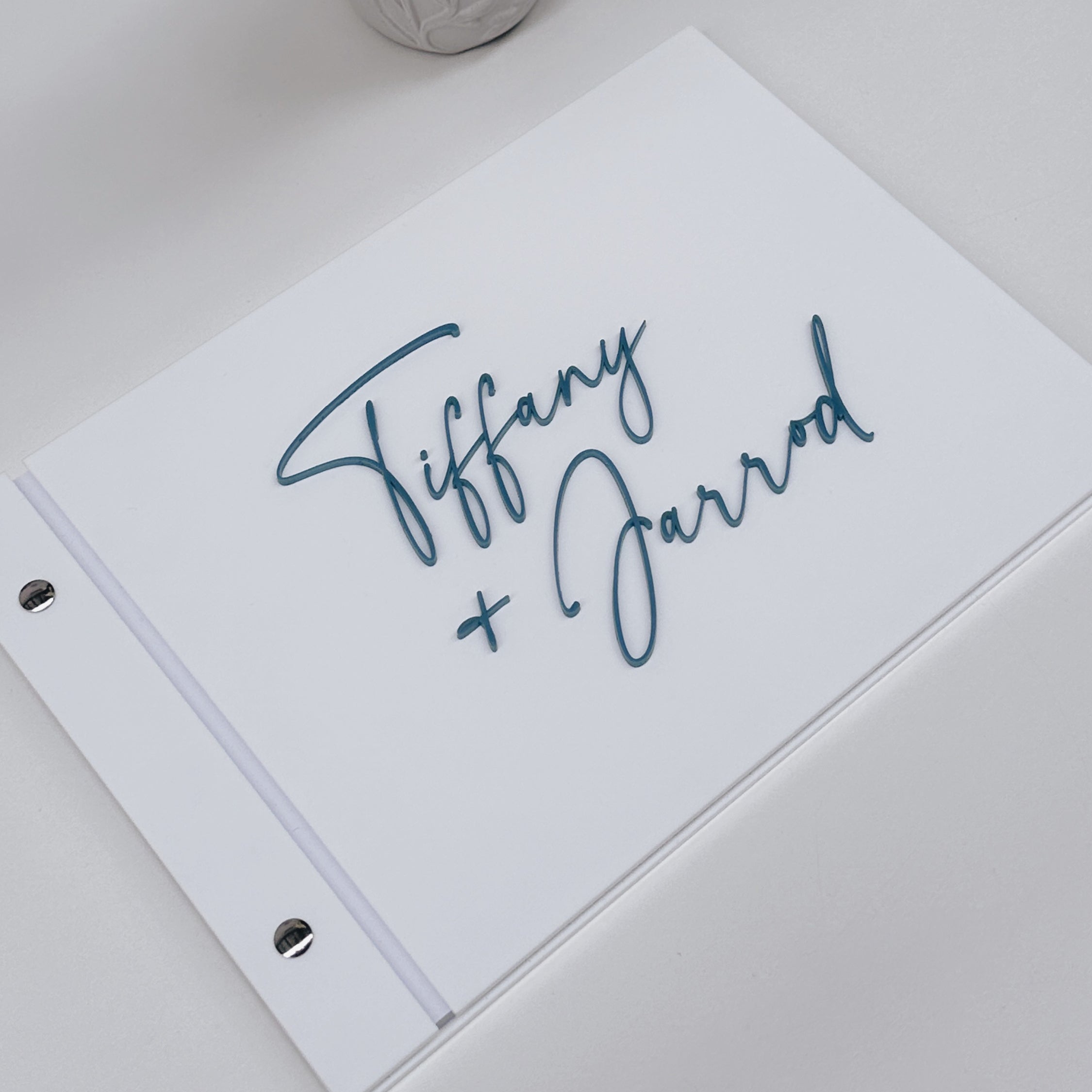 Large Custom Acrylic Guestbook