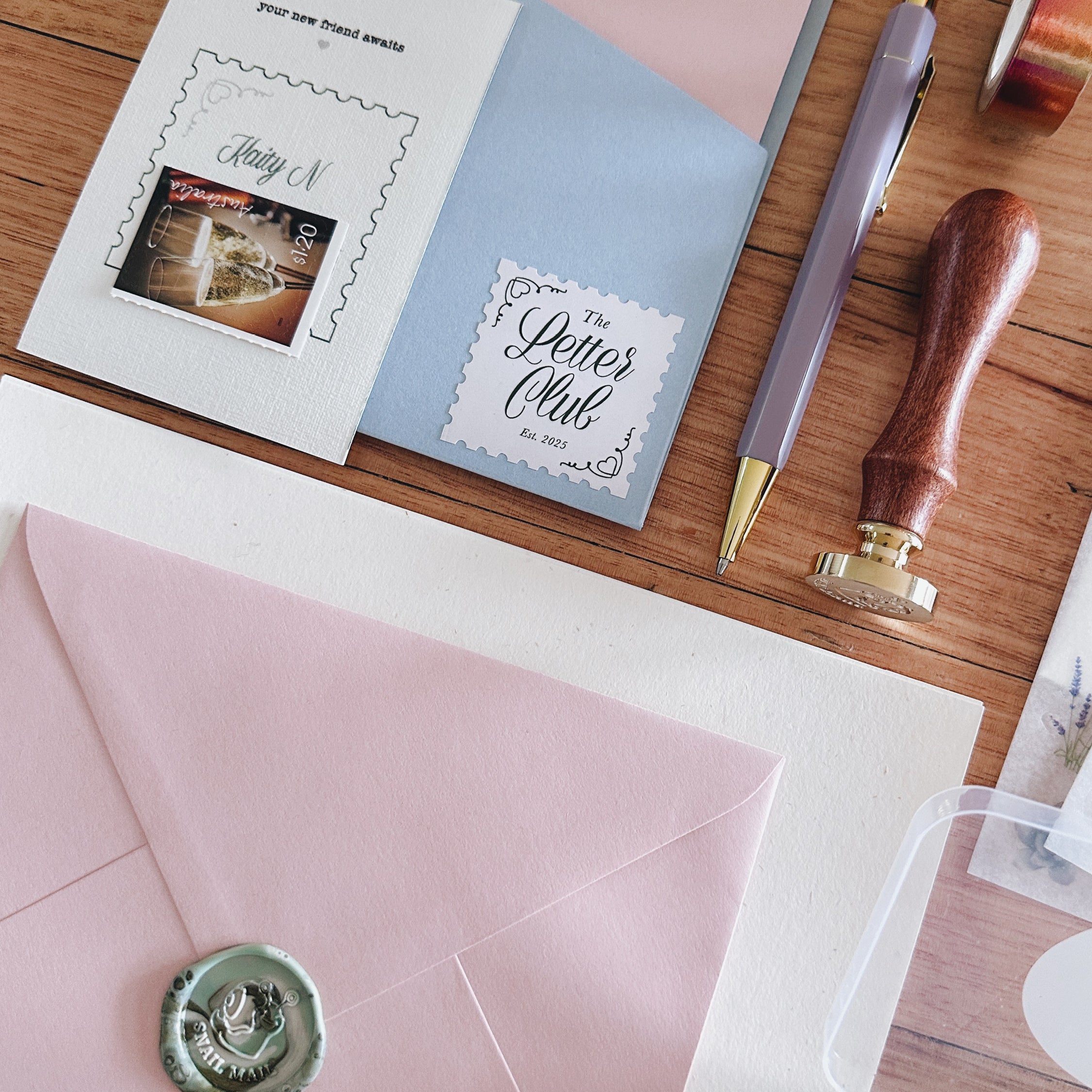 The Letter Club - Pen Pal Collection Box