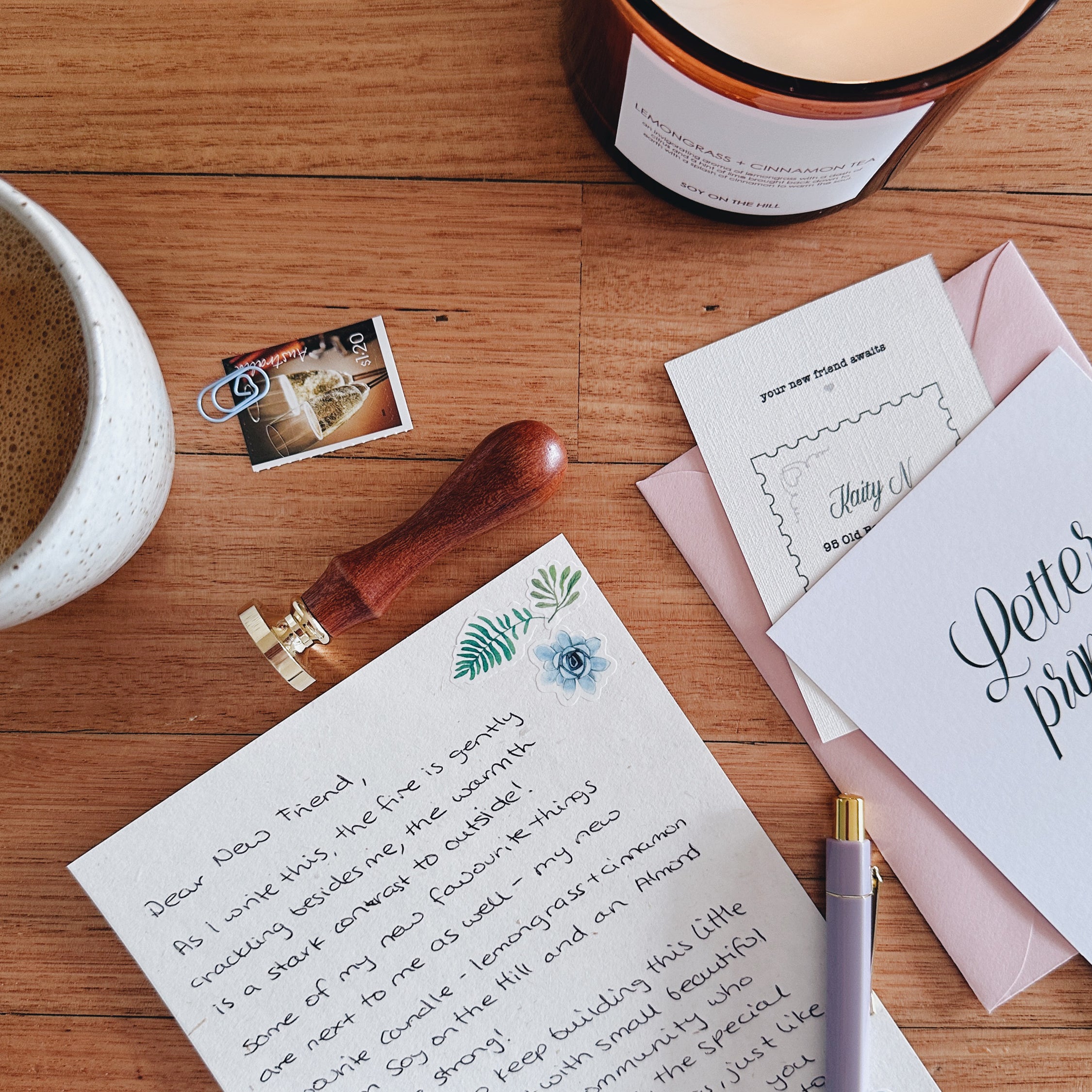 The Letter Club - Pen Pal Collection Box