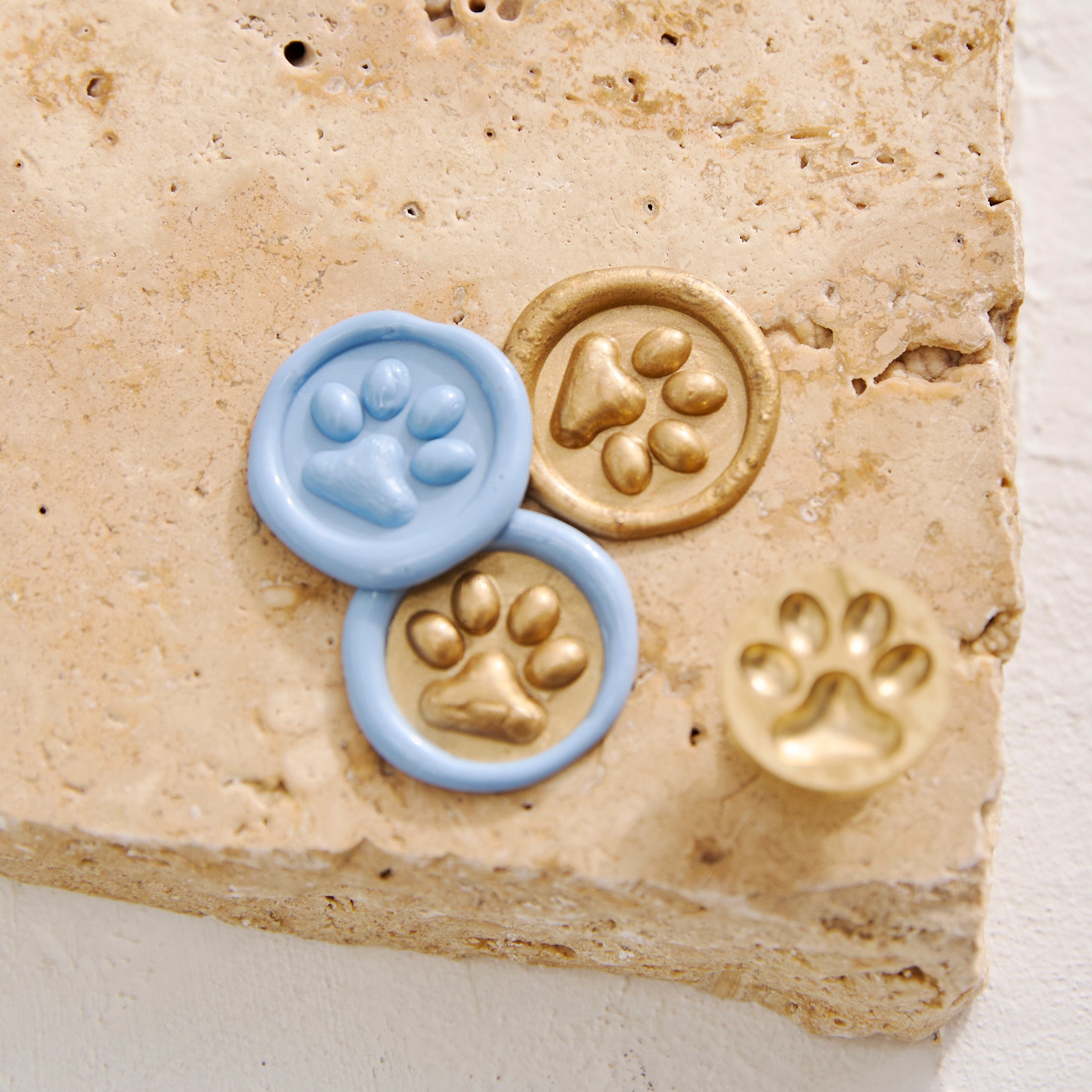 Wax Seal Stamp - 3D Paw Print