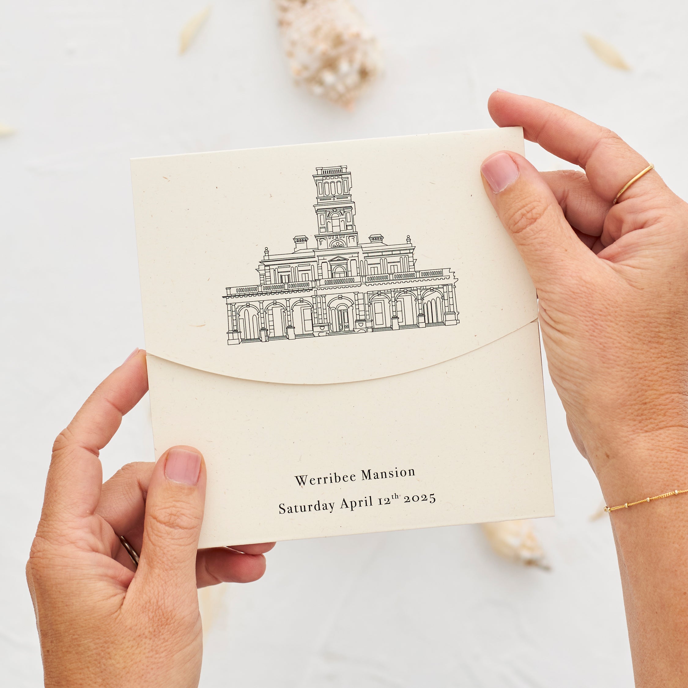 Take Me Away - Wedding Invitation Folder & Envelope