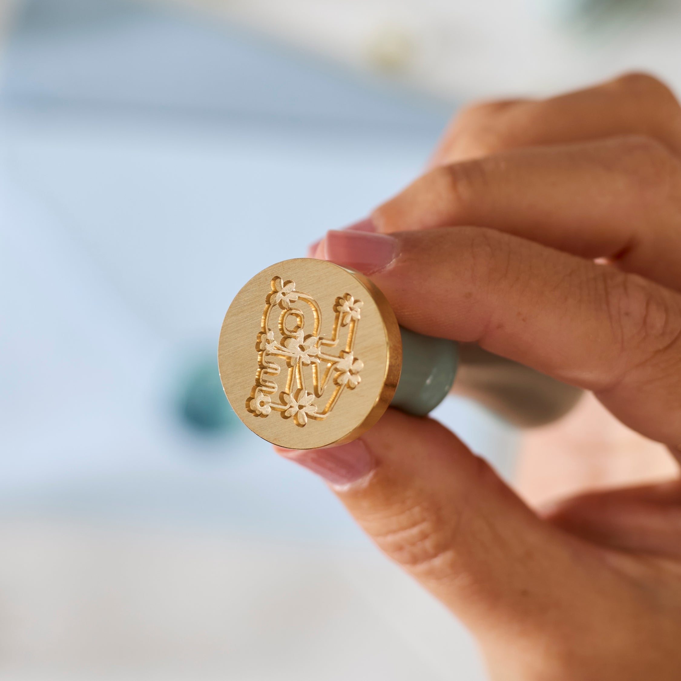 Wax Seal Stamp - Floral Love