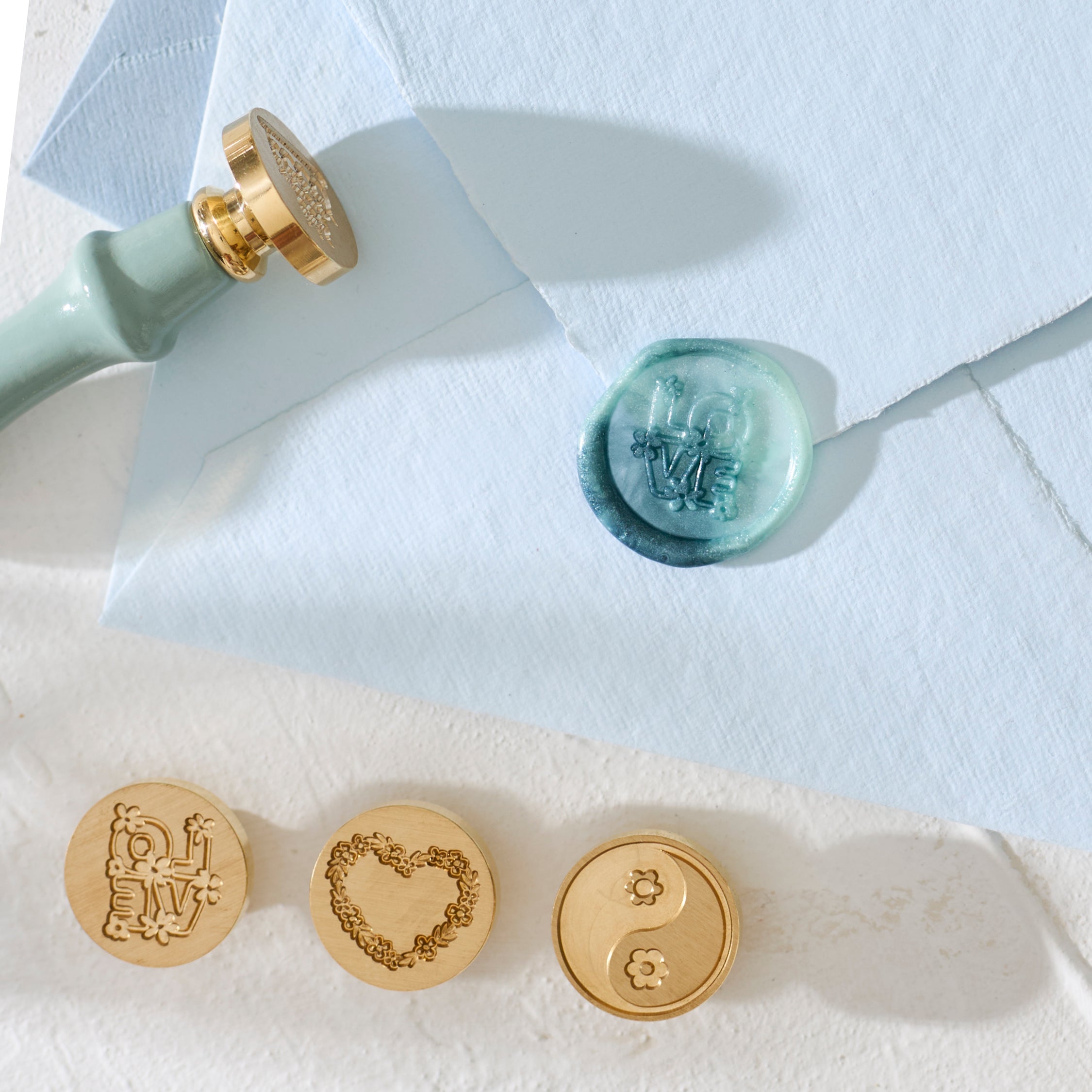 Wax Seal Stamp - Floral Love