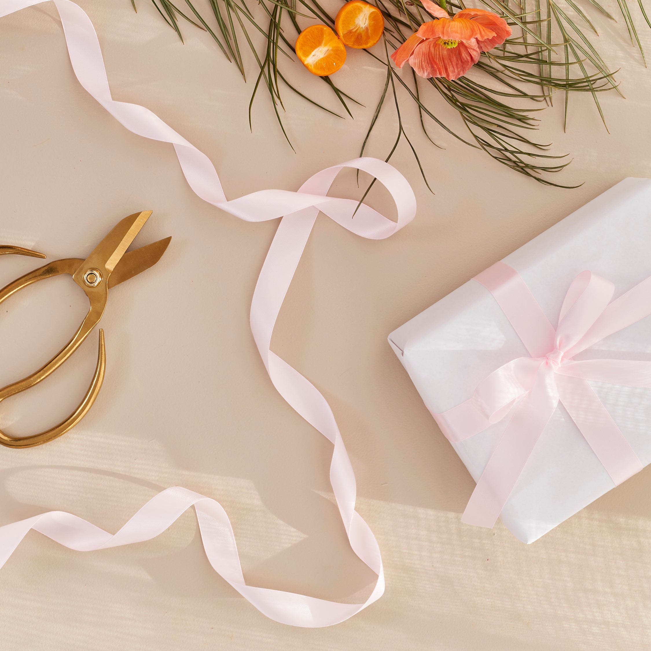 Satin Ribbon Roll - Blush