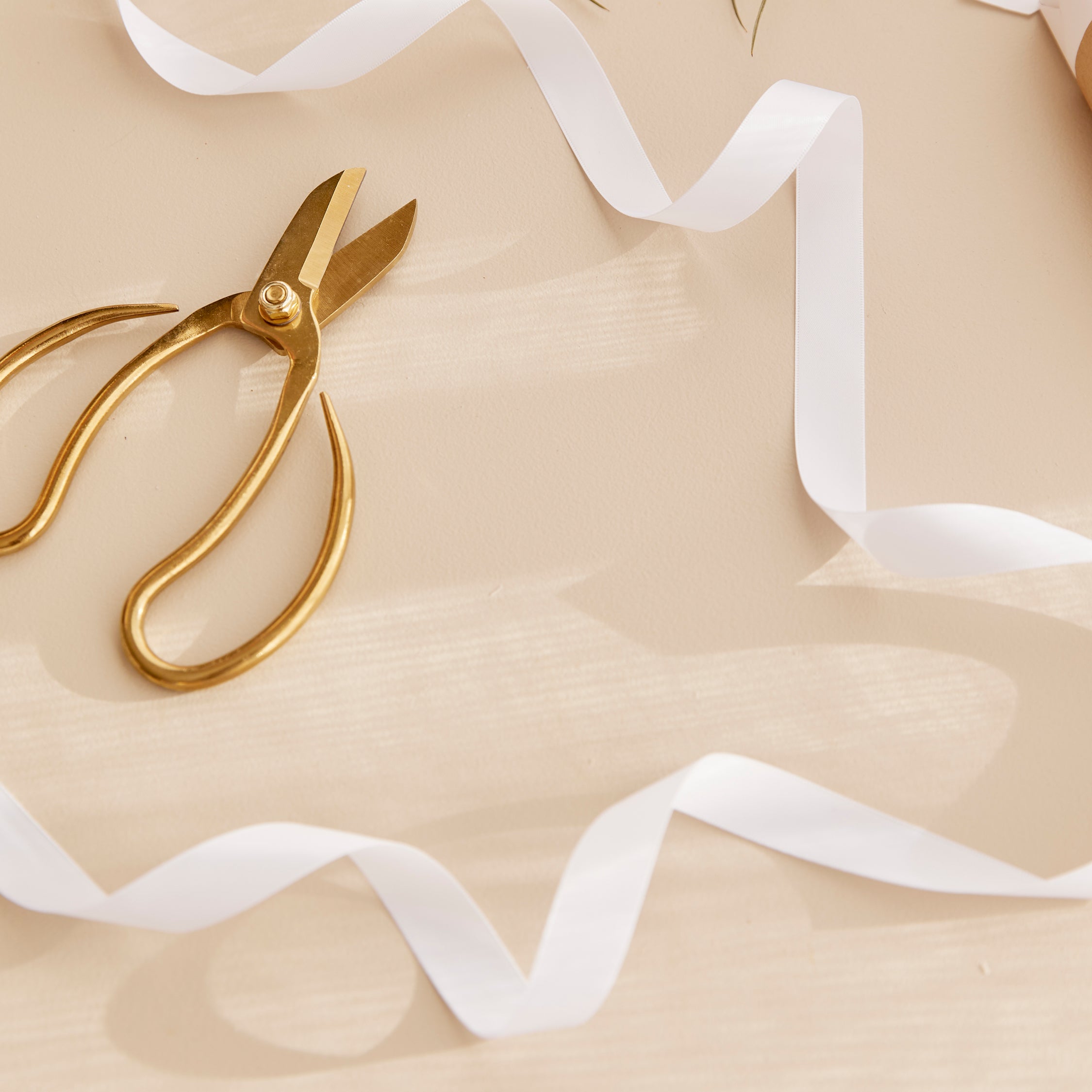 Satin Ribbon Roll - White