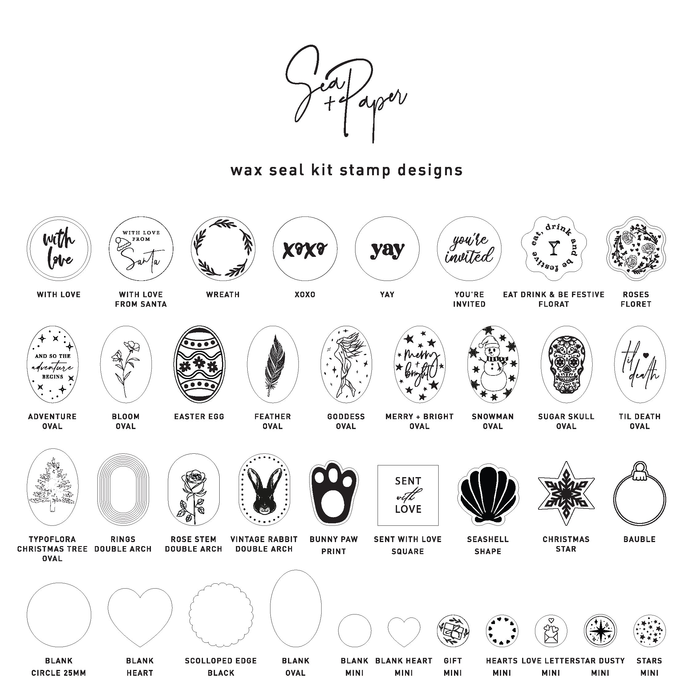 Self-Adhesive Wax Seals - 100 pk