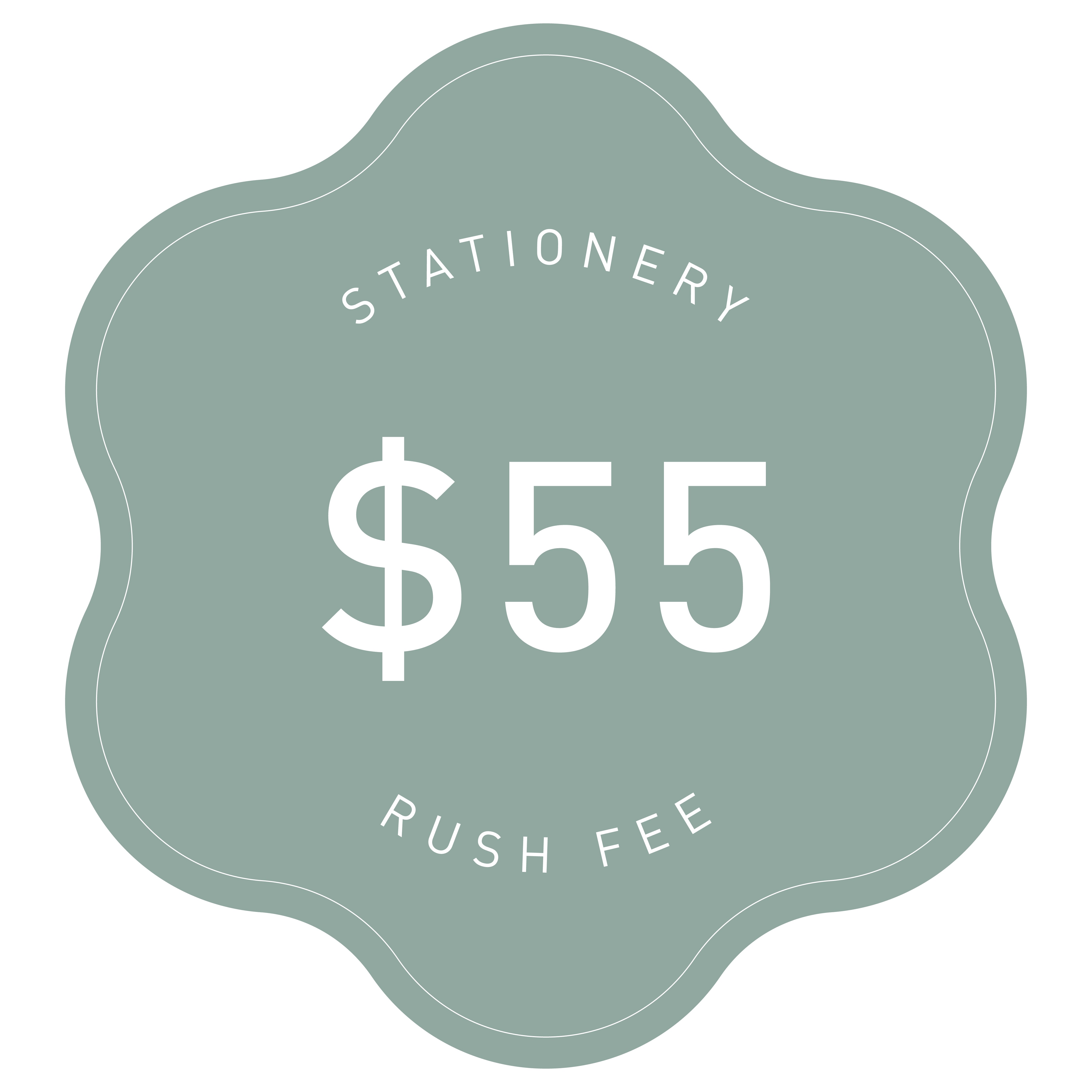 Stationery Rush Fee