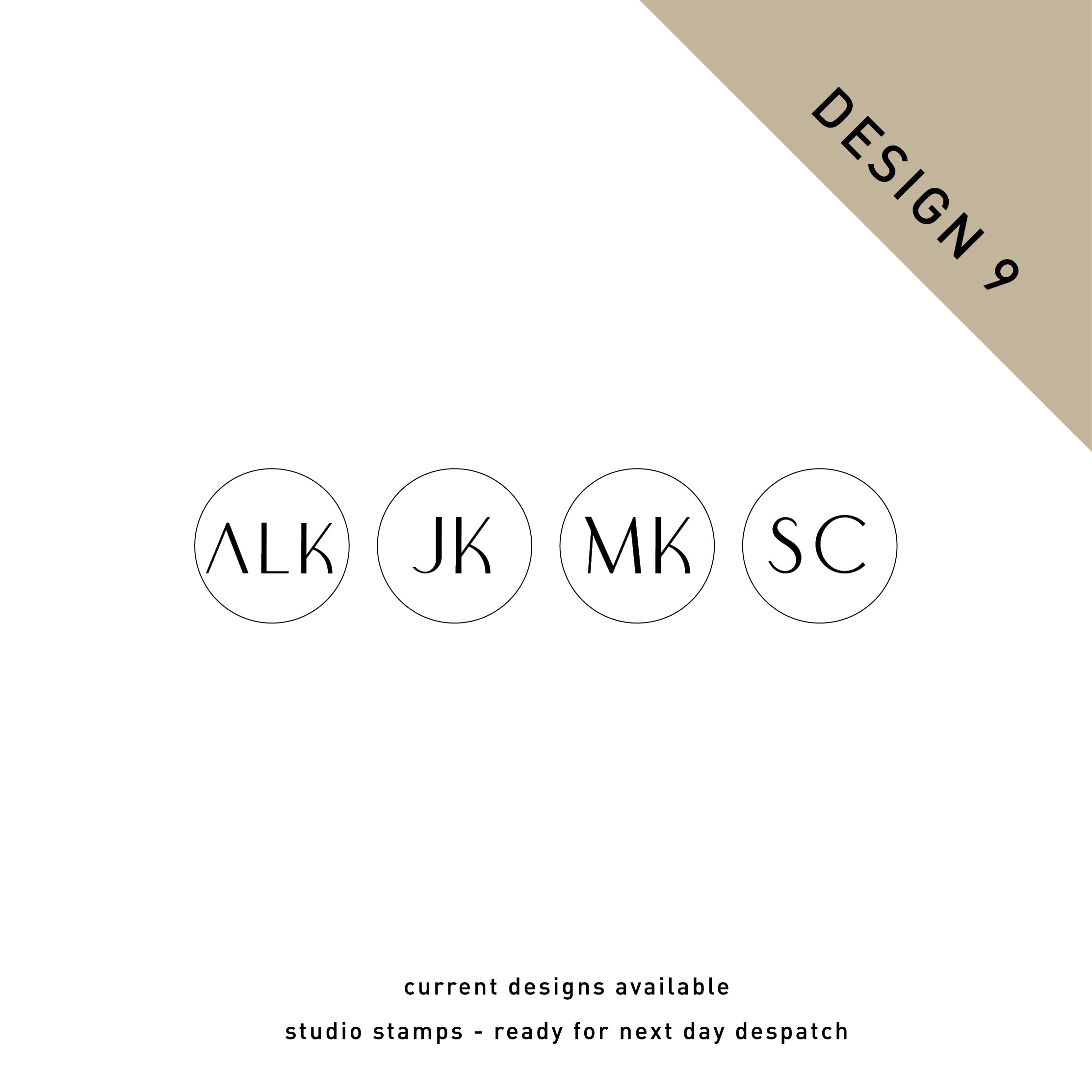 Studio Stock Custom Wax Seal Stamp  - Design 9