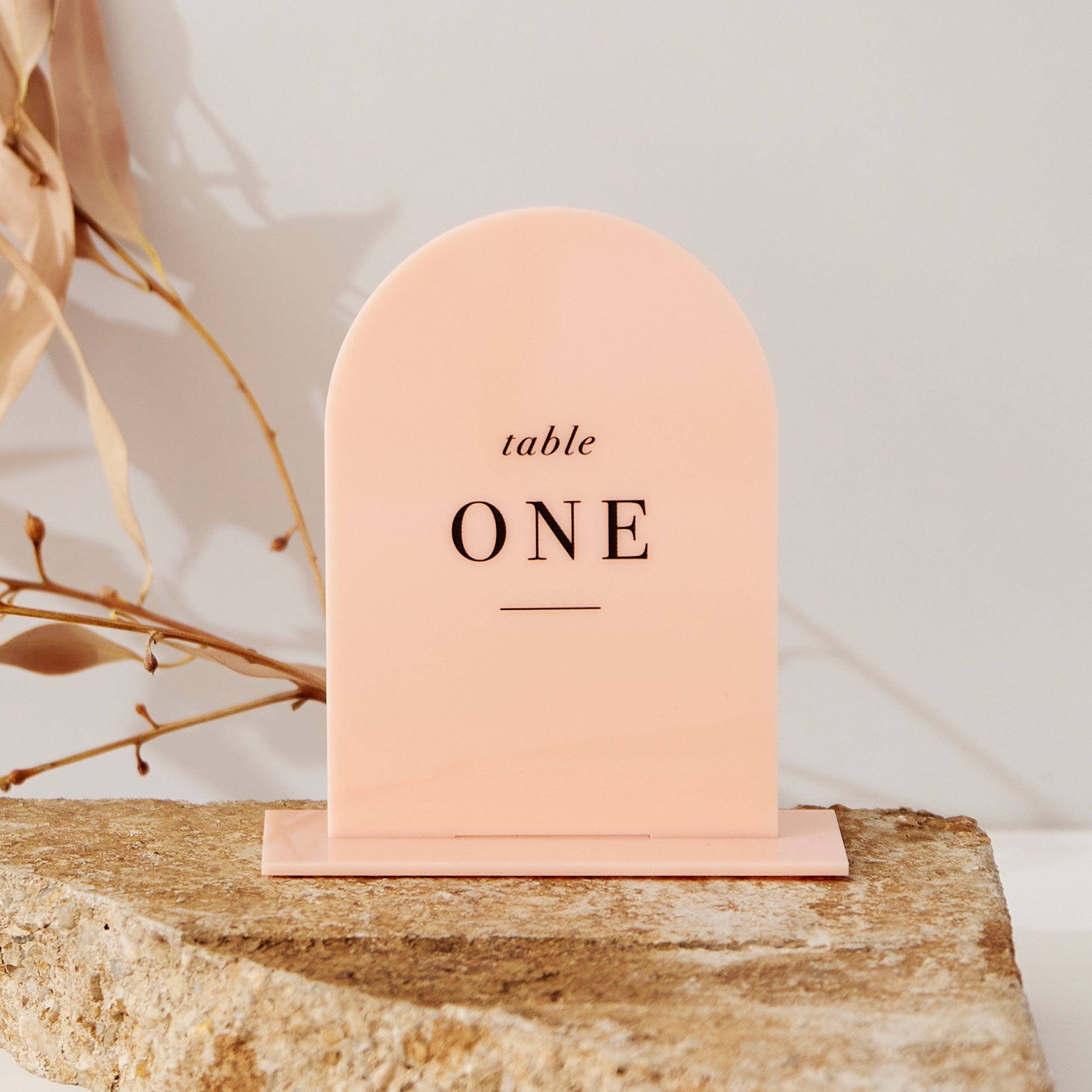 A6 Acrylic Table Numbers