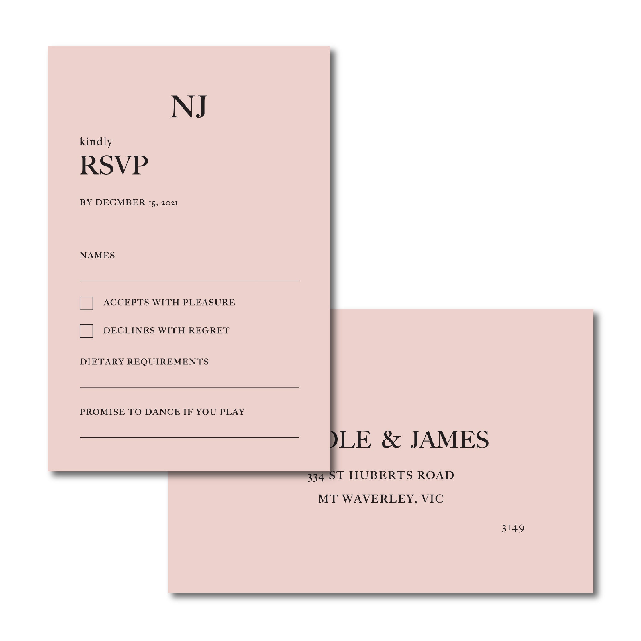 Devotion - RSVP Card