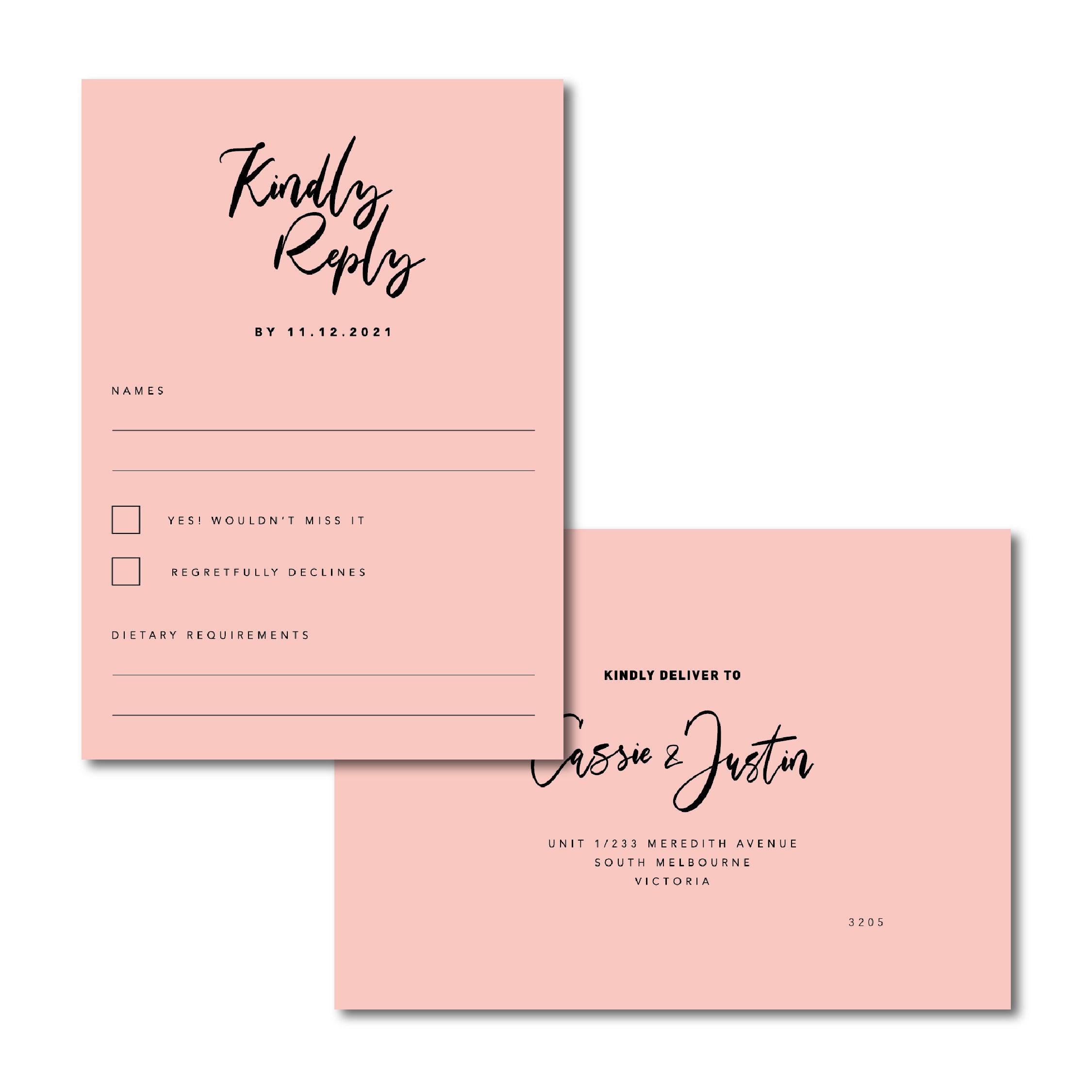 Eternity - RSVP Card