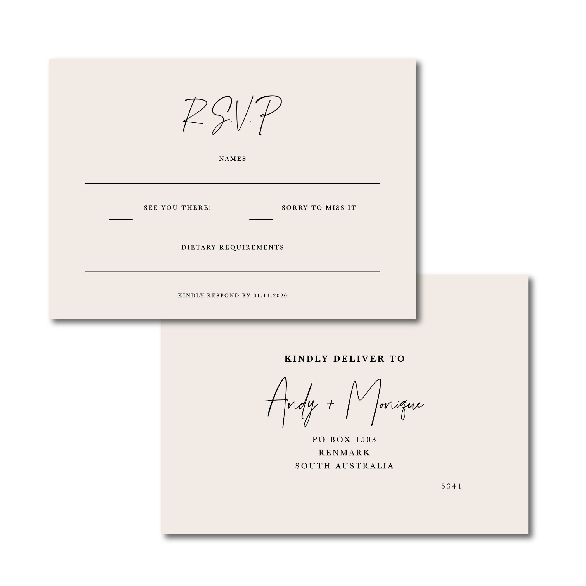 Passion - RSVP Card