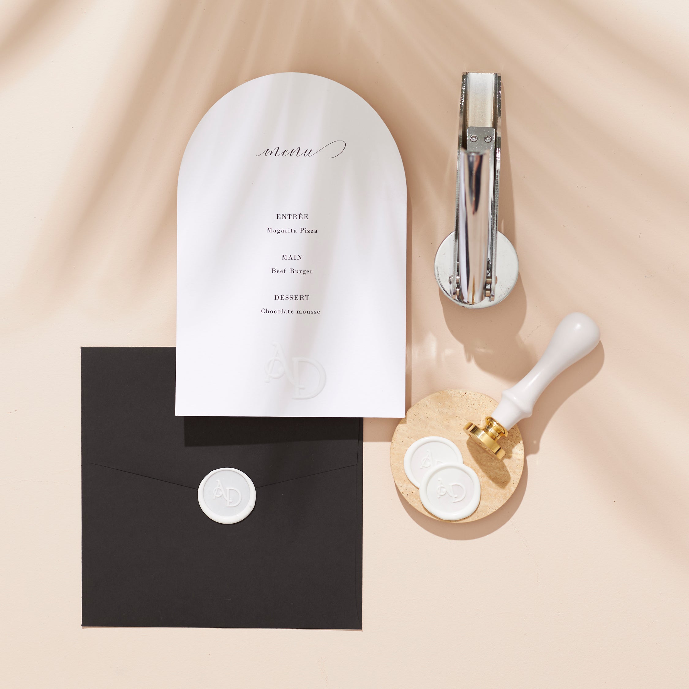 Custom Wax Seal and Embossing Stamp Impression Bundle