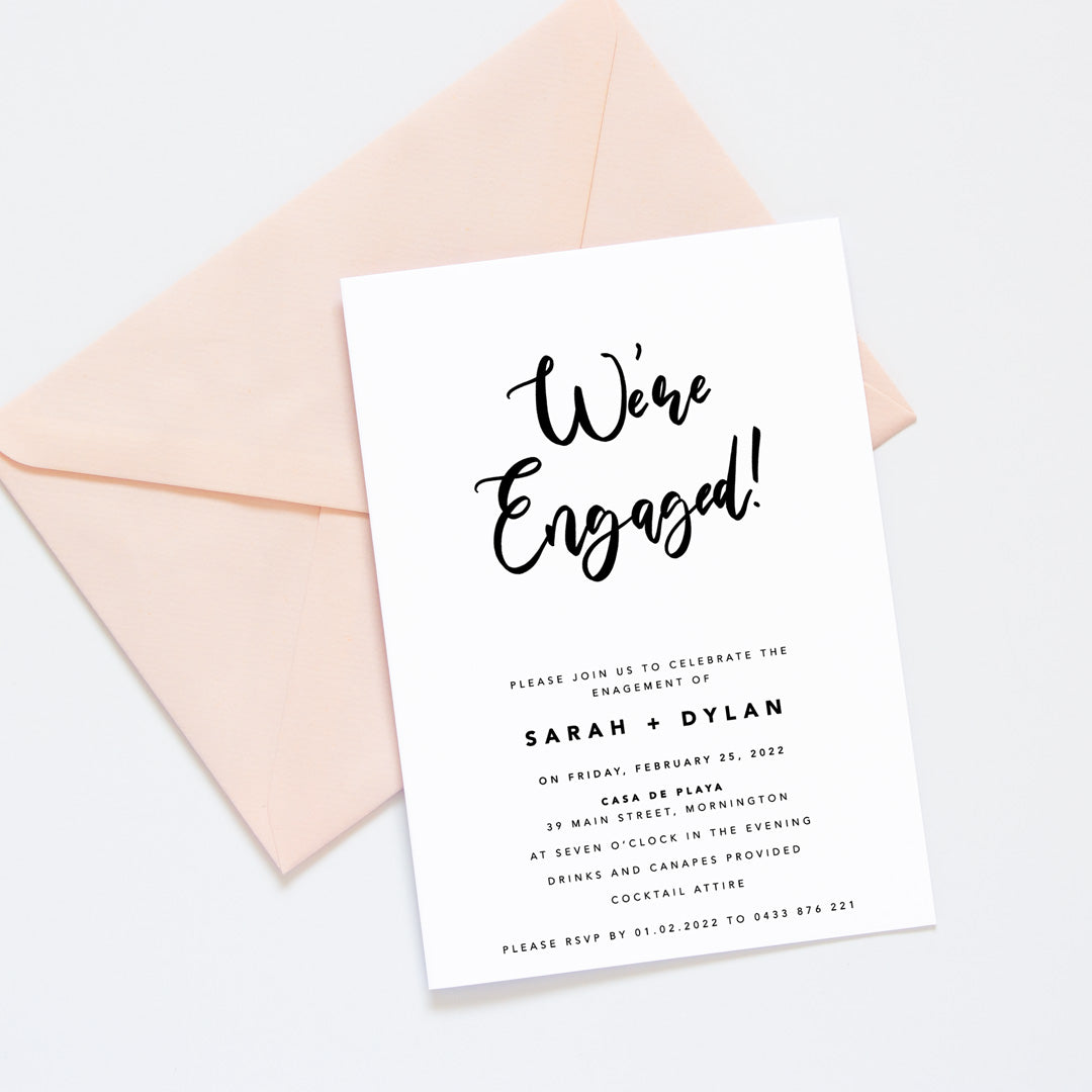 Eternity - Engagement Invitation