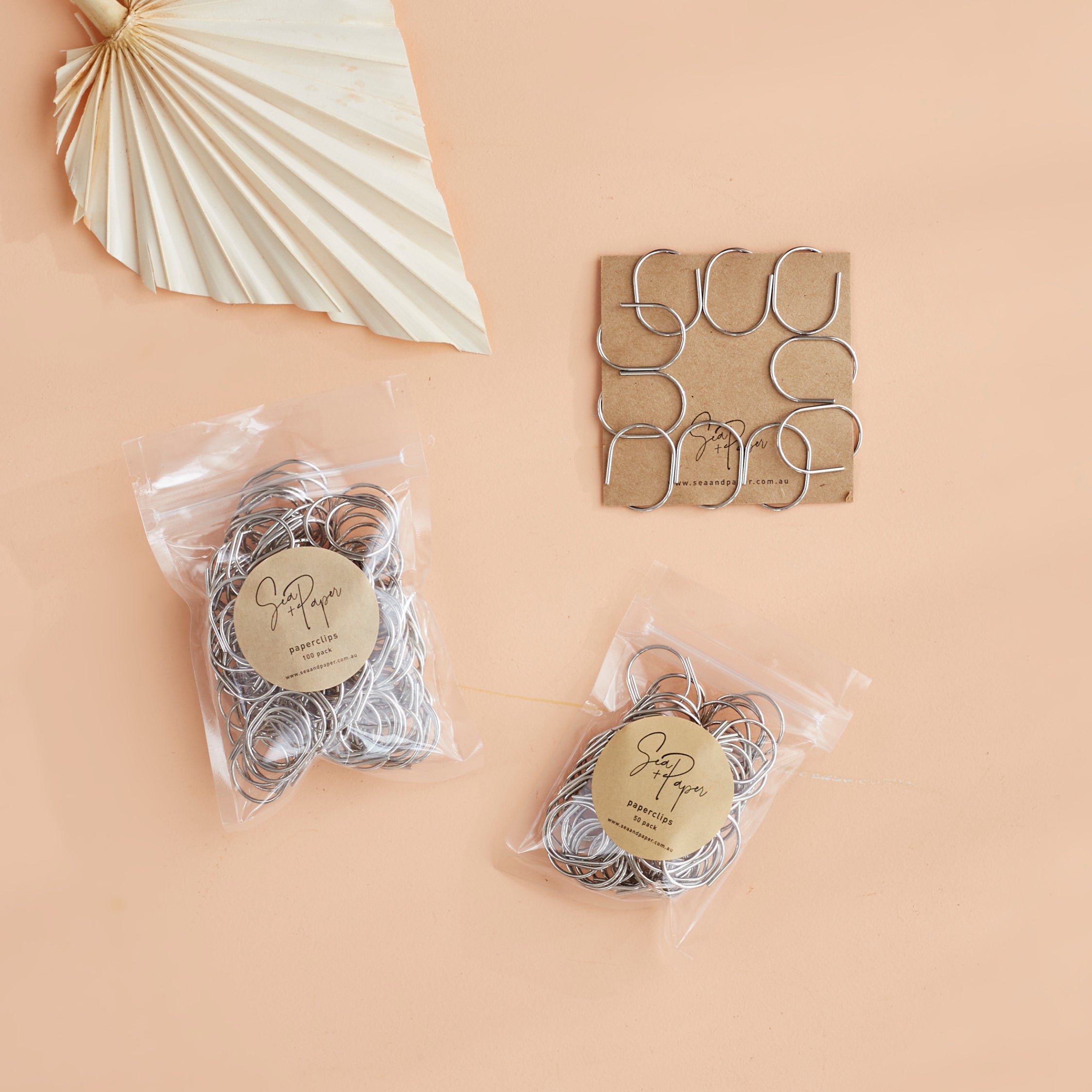 Double Arch Paperclips - Gunmetal