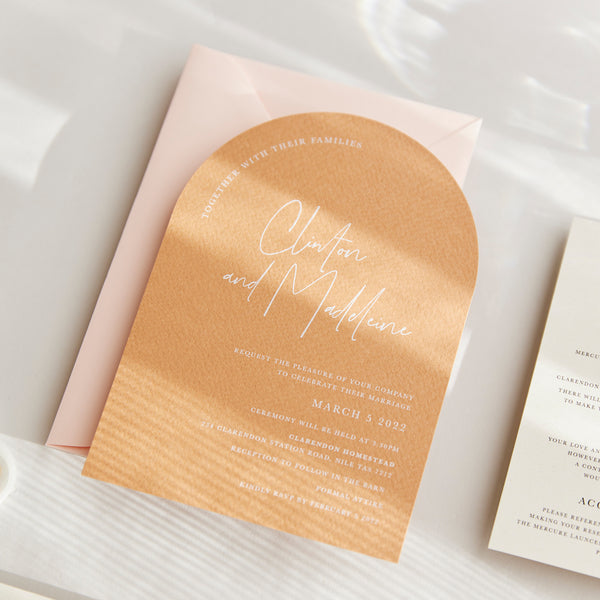 Passion - Wedding Invitation & Envelope