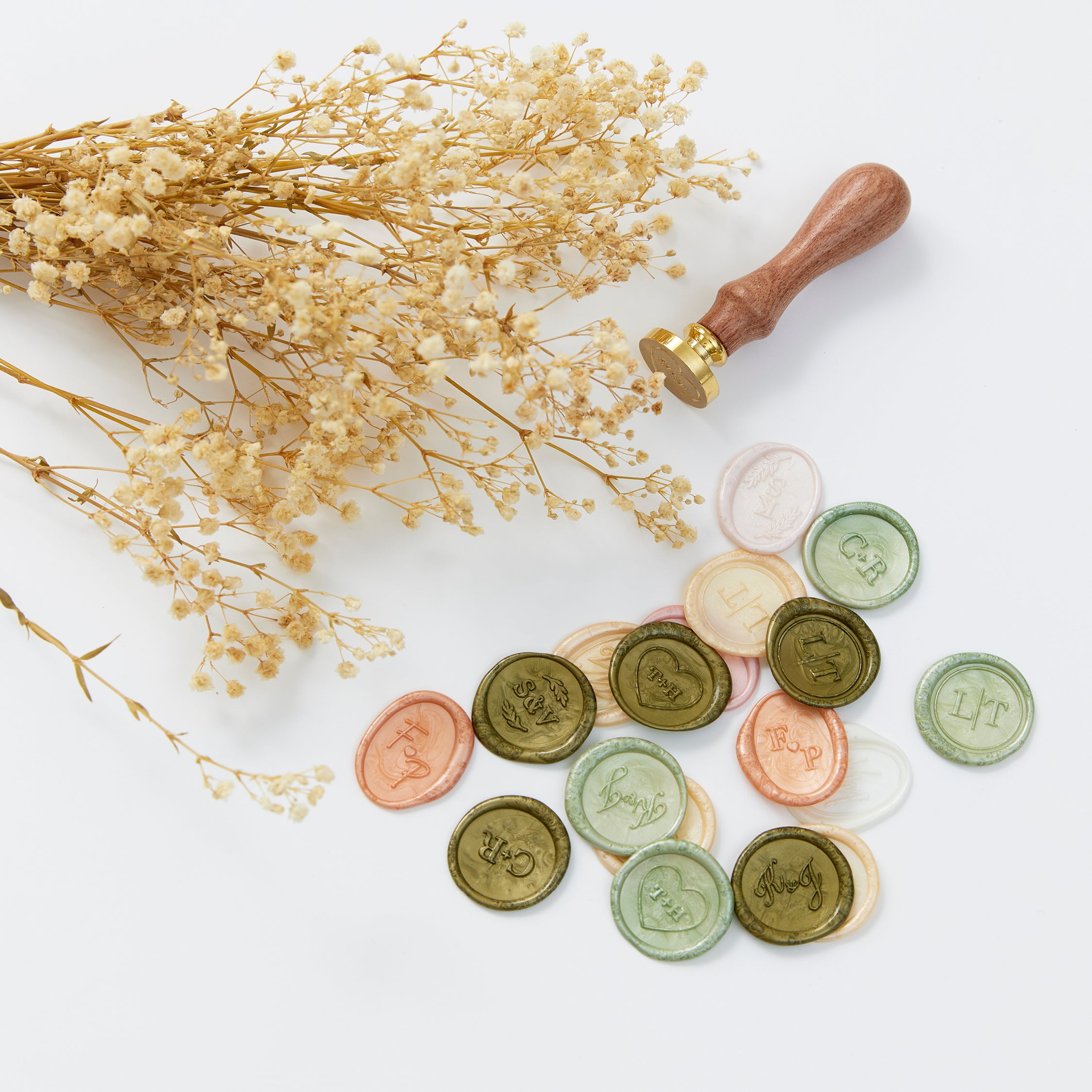 Custom Self-Adhesive Wax Seals - Circle