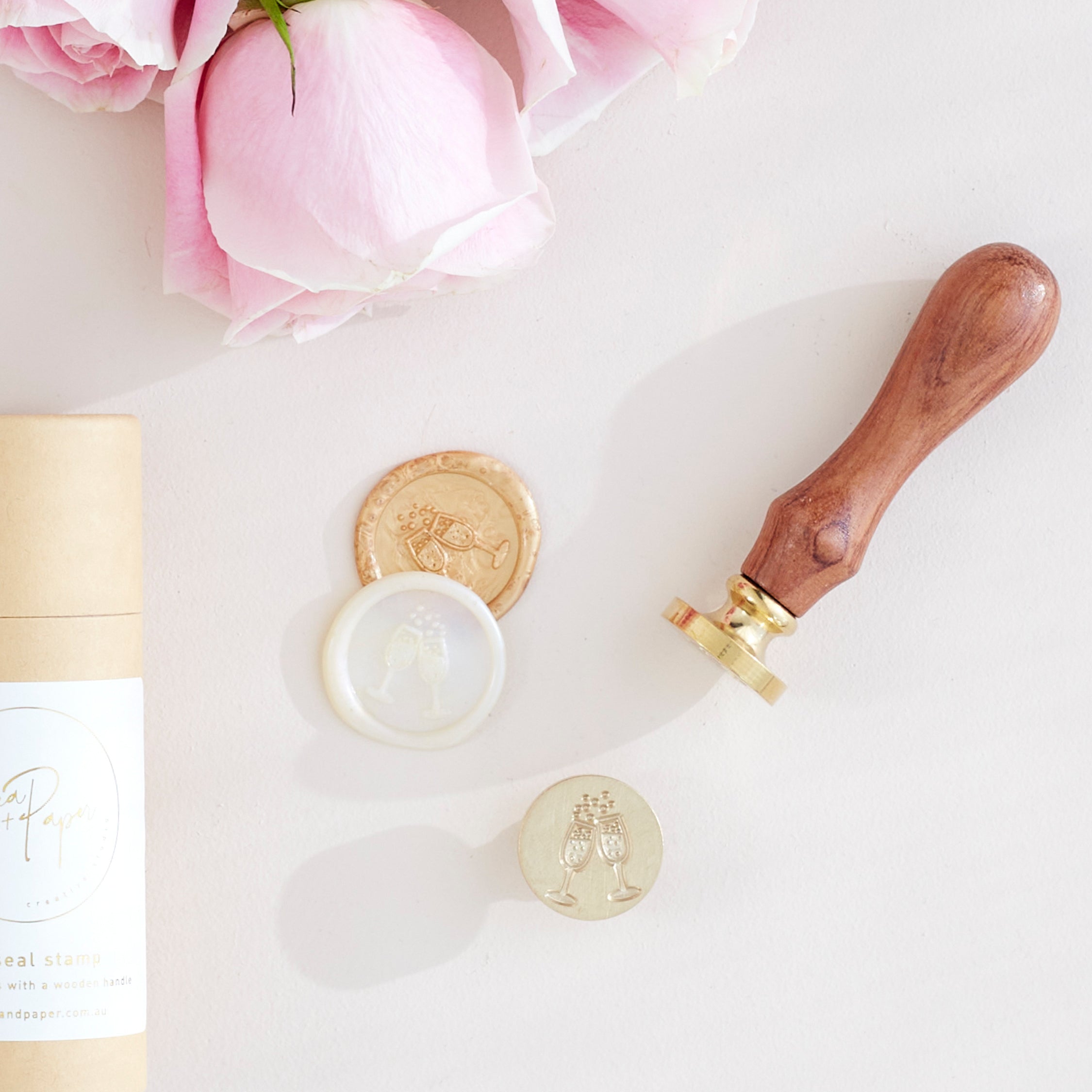 Wax Seal Stamp - Champagne Bubbles