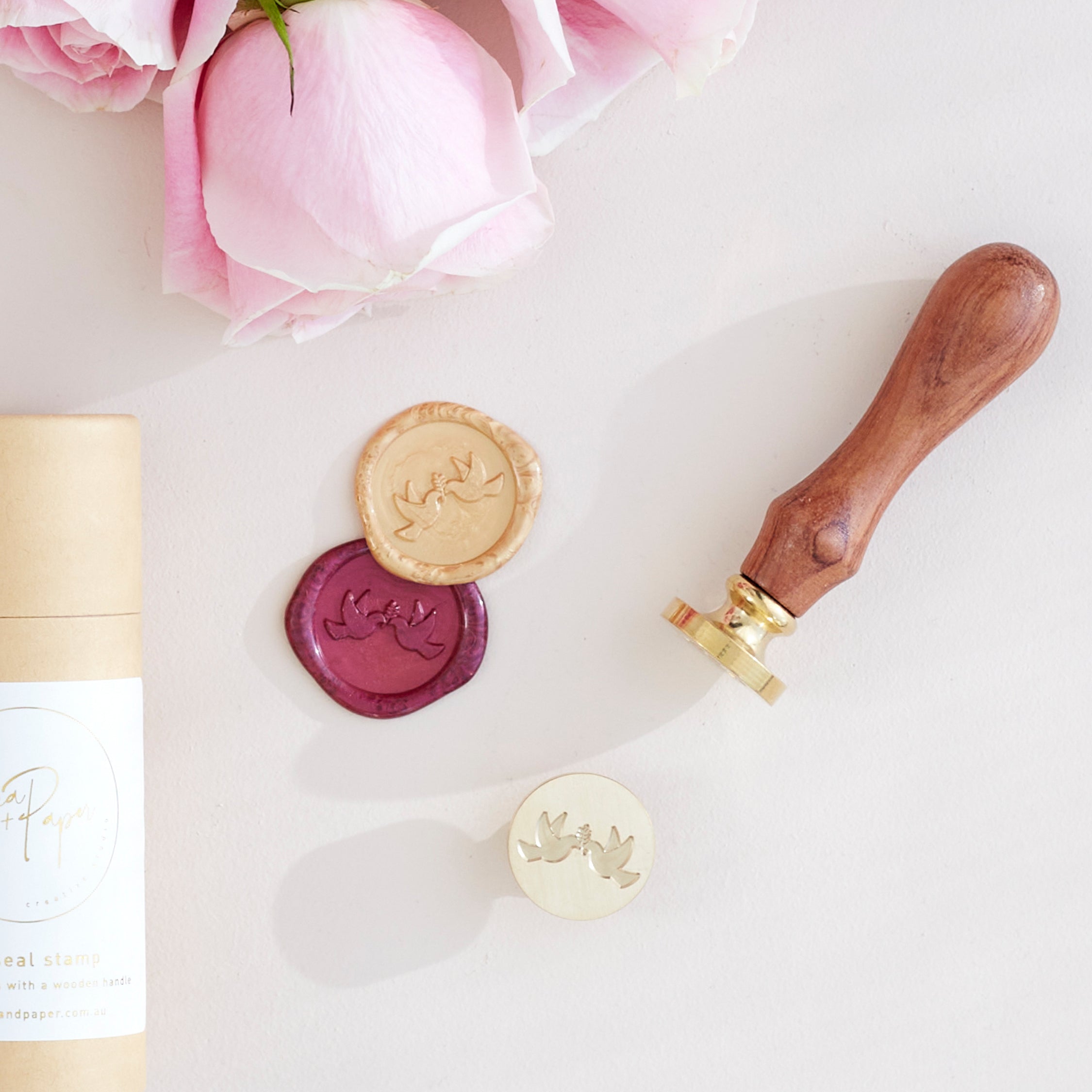 Wax Seal Stamp - Doves