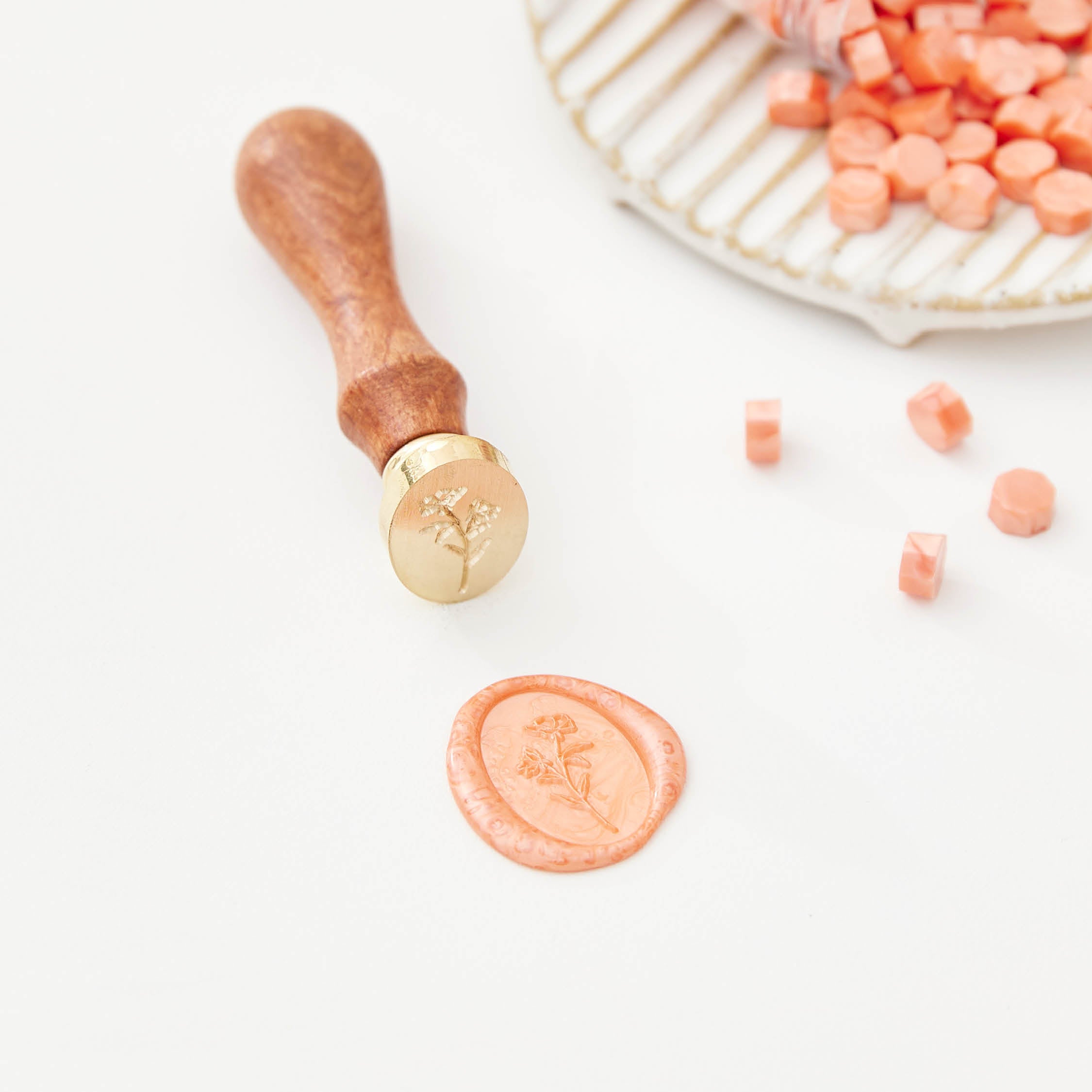 Wax Seal Stamp - Bloom Oval