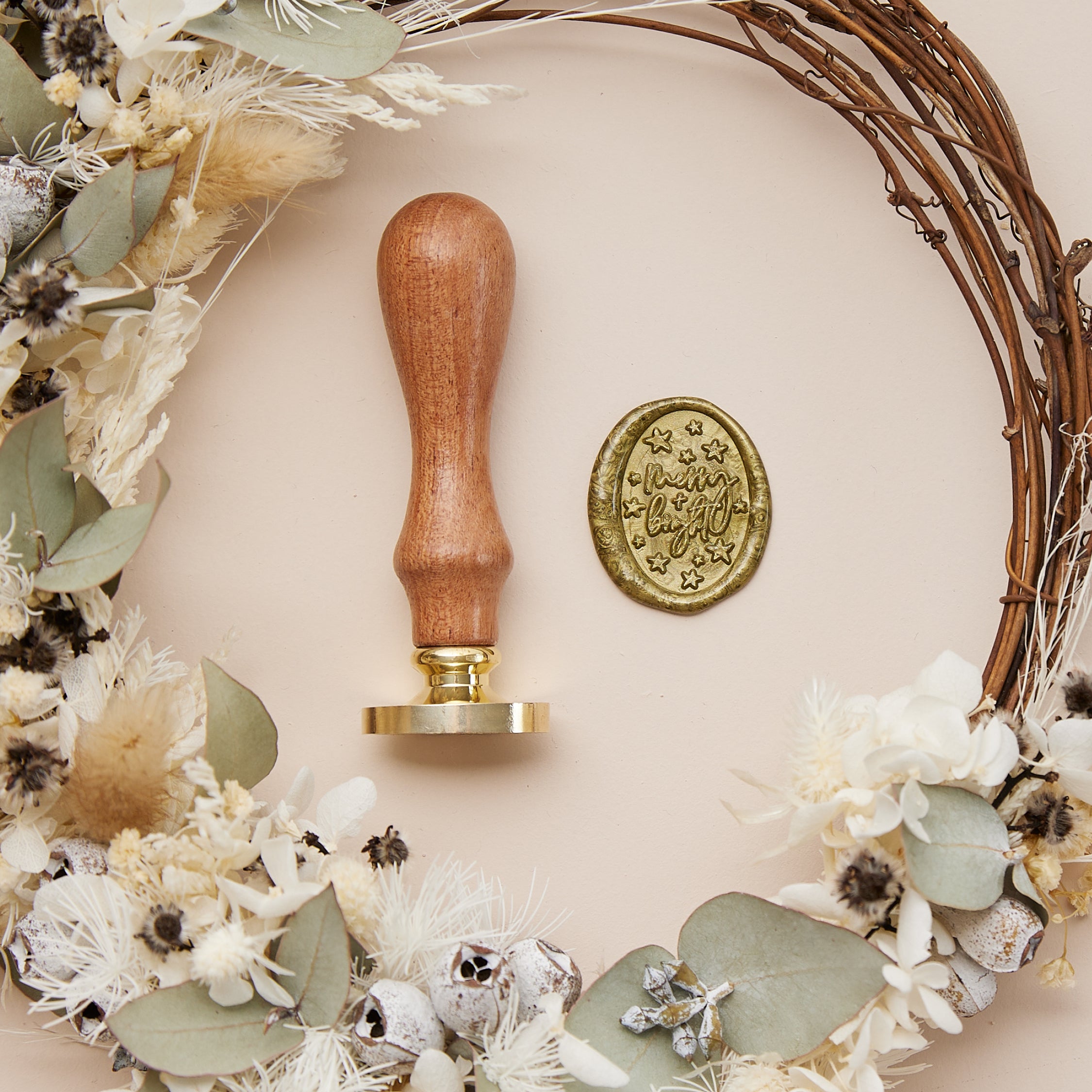 Wax Seal Stamp - Merry and Bright