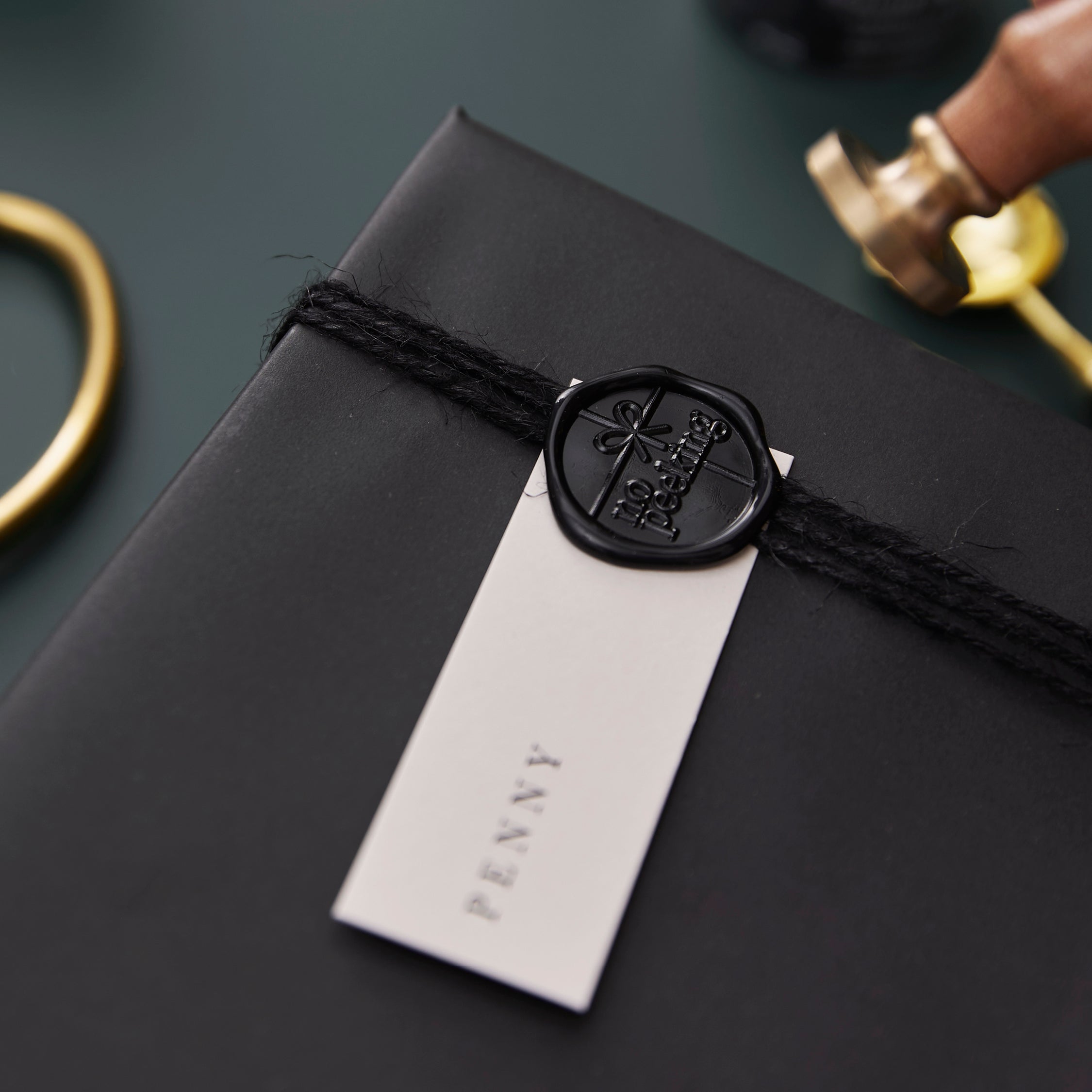 Wax Seal Stamp - No Peeking