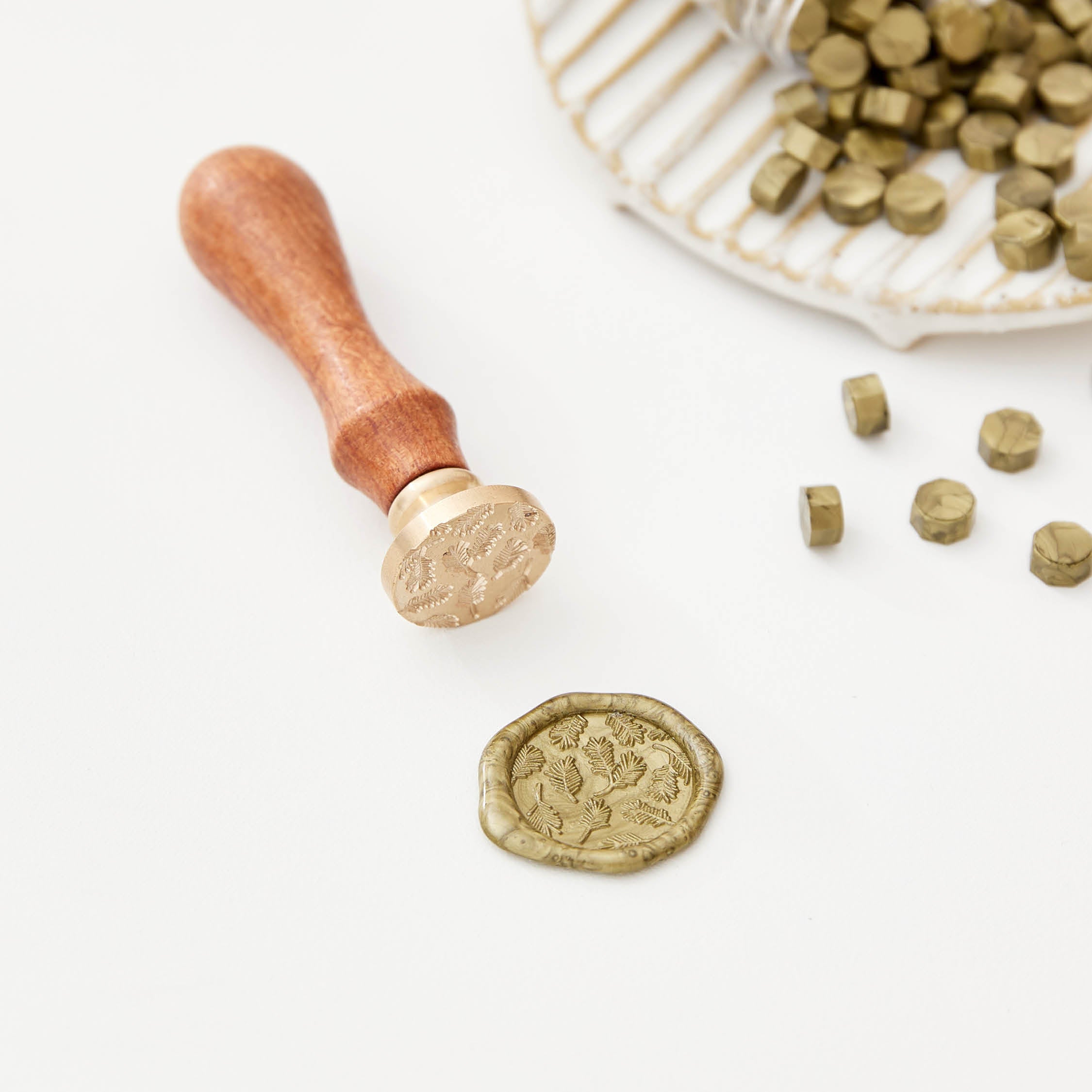 Wax Seal Stamp - Falling Leaves