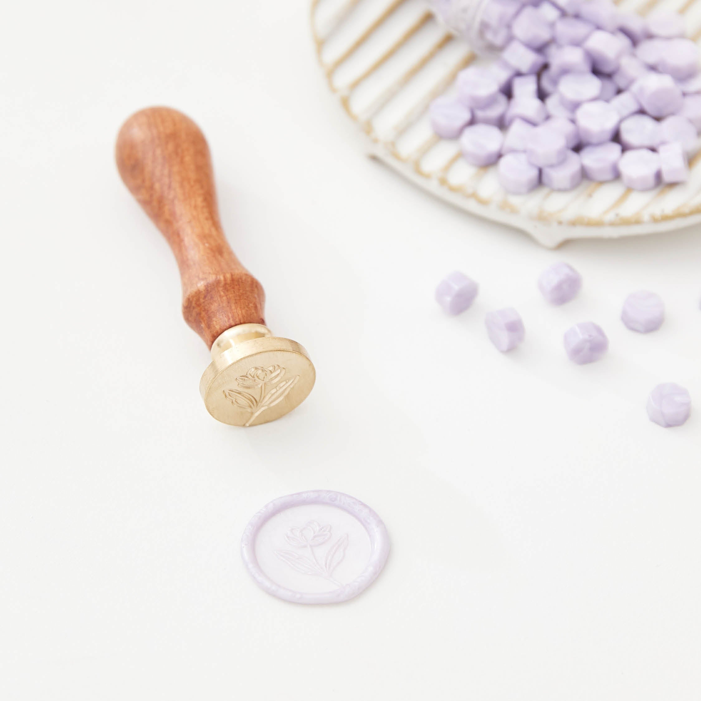 Wax Seal Stamp - Flower