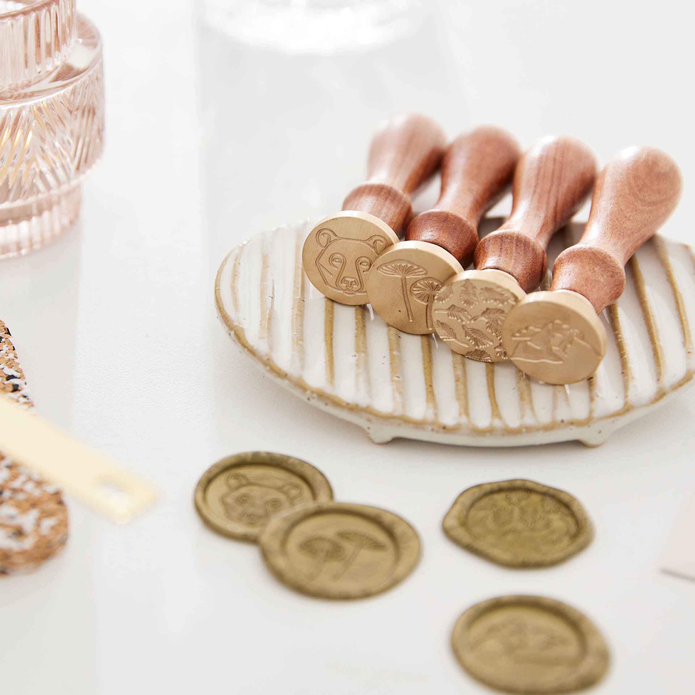 Wax Seal Stamp - Falling Leaves