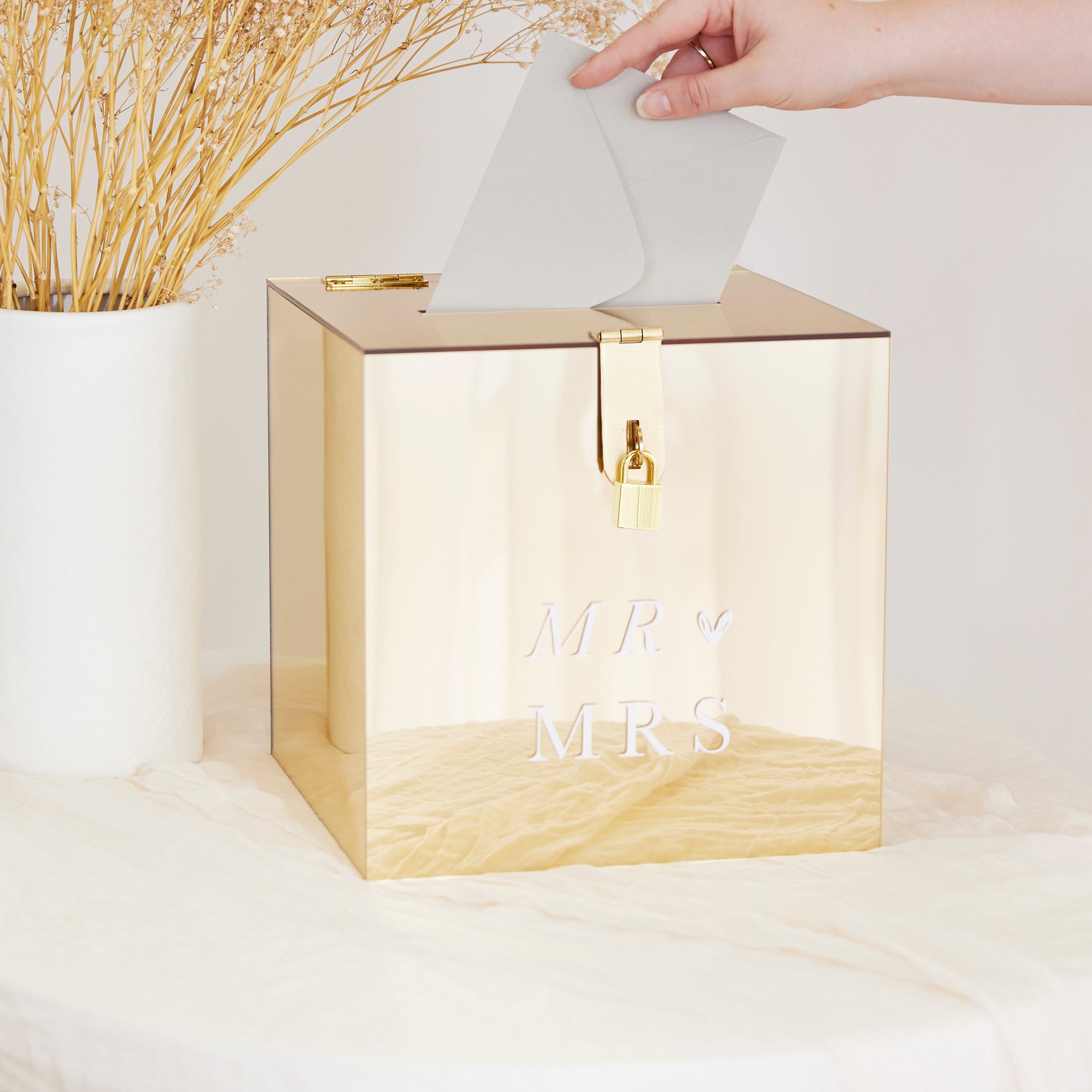 Acrylic Wishing Well - Mirror Gold