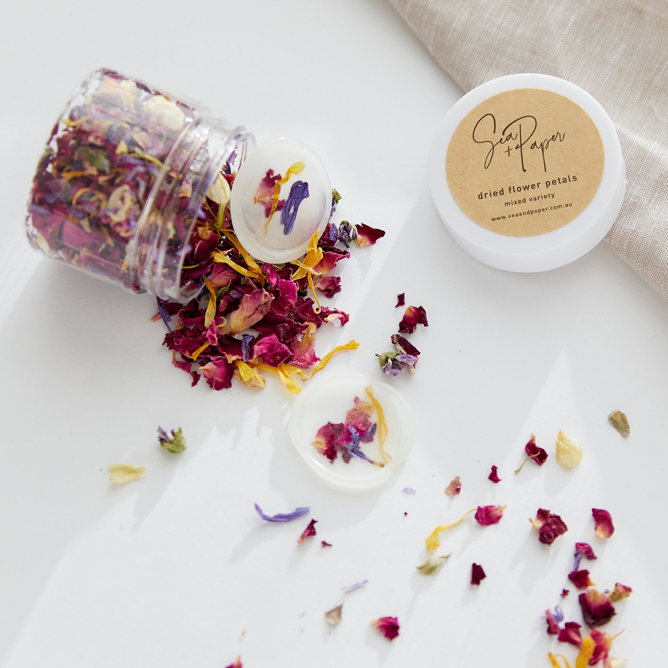 Dried Petal Jar - Rose