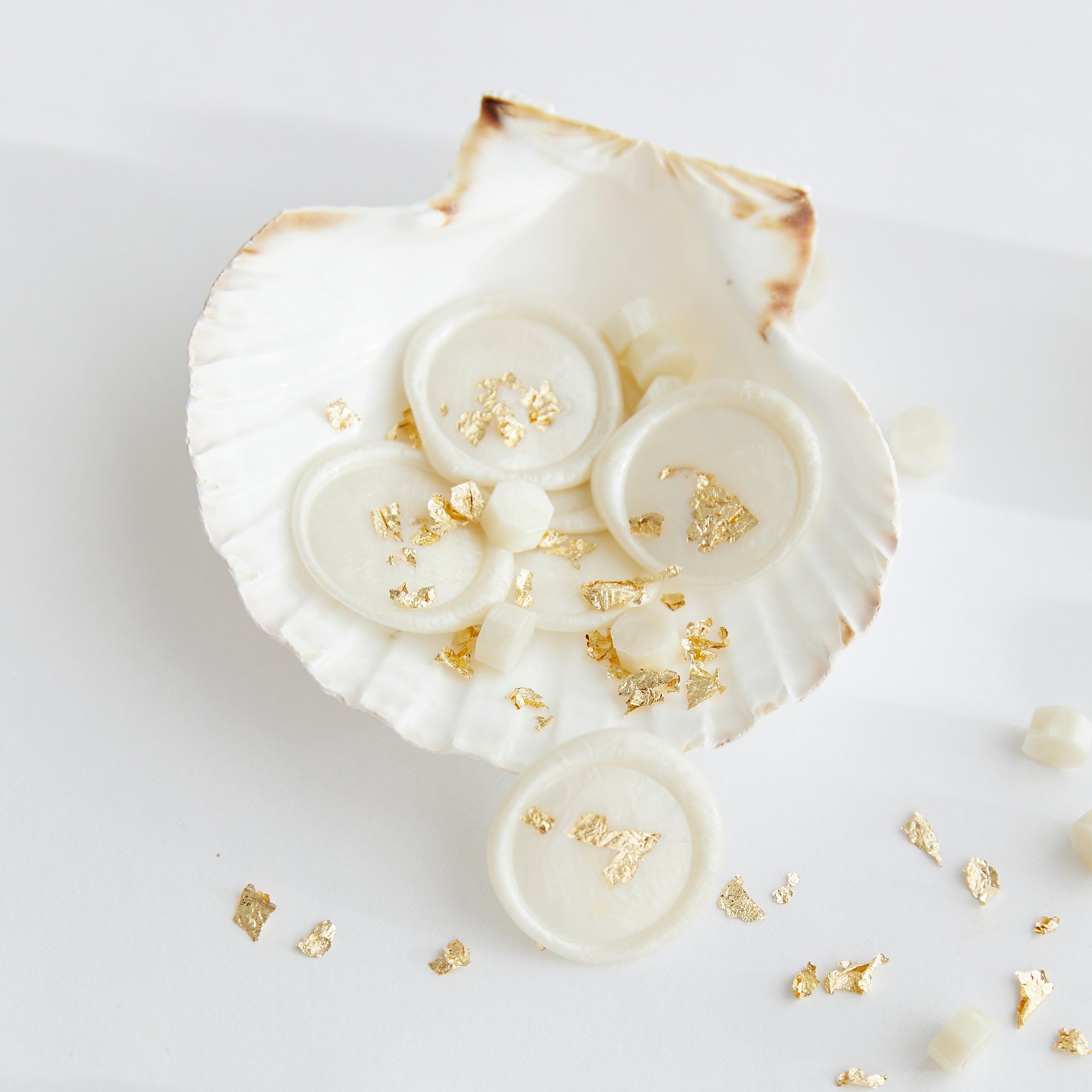 Foil Leaf Jar - Gold